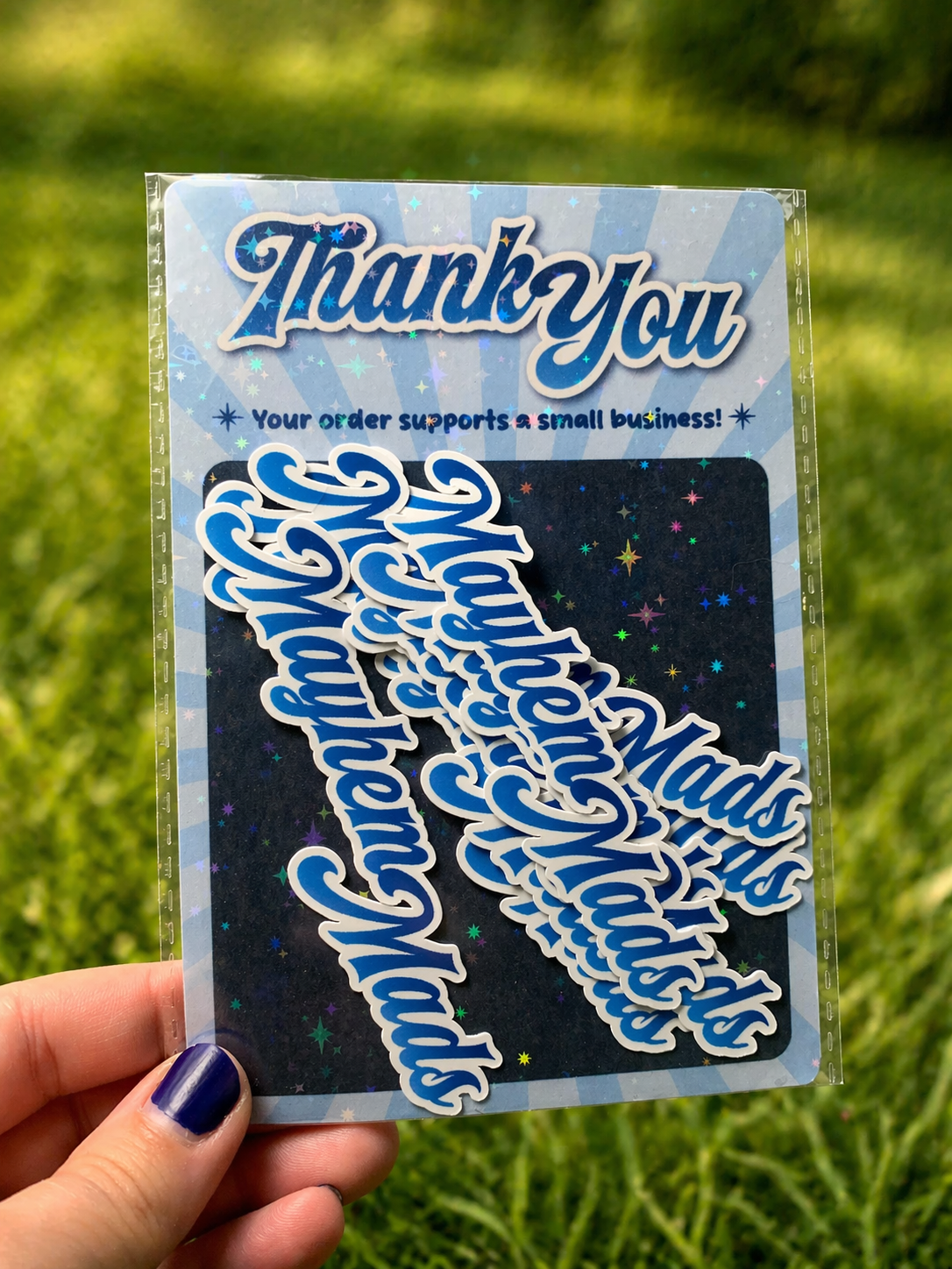 Thank You Display Pack - Blue
