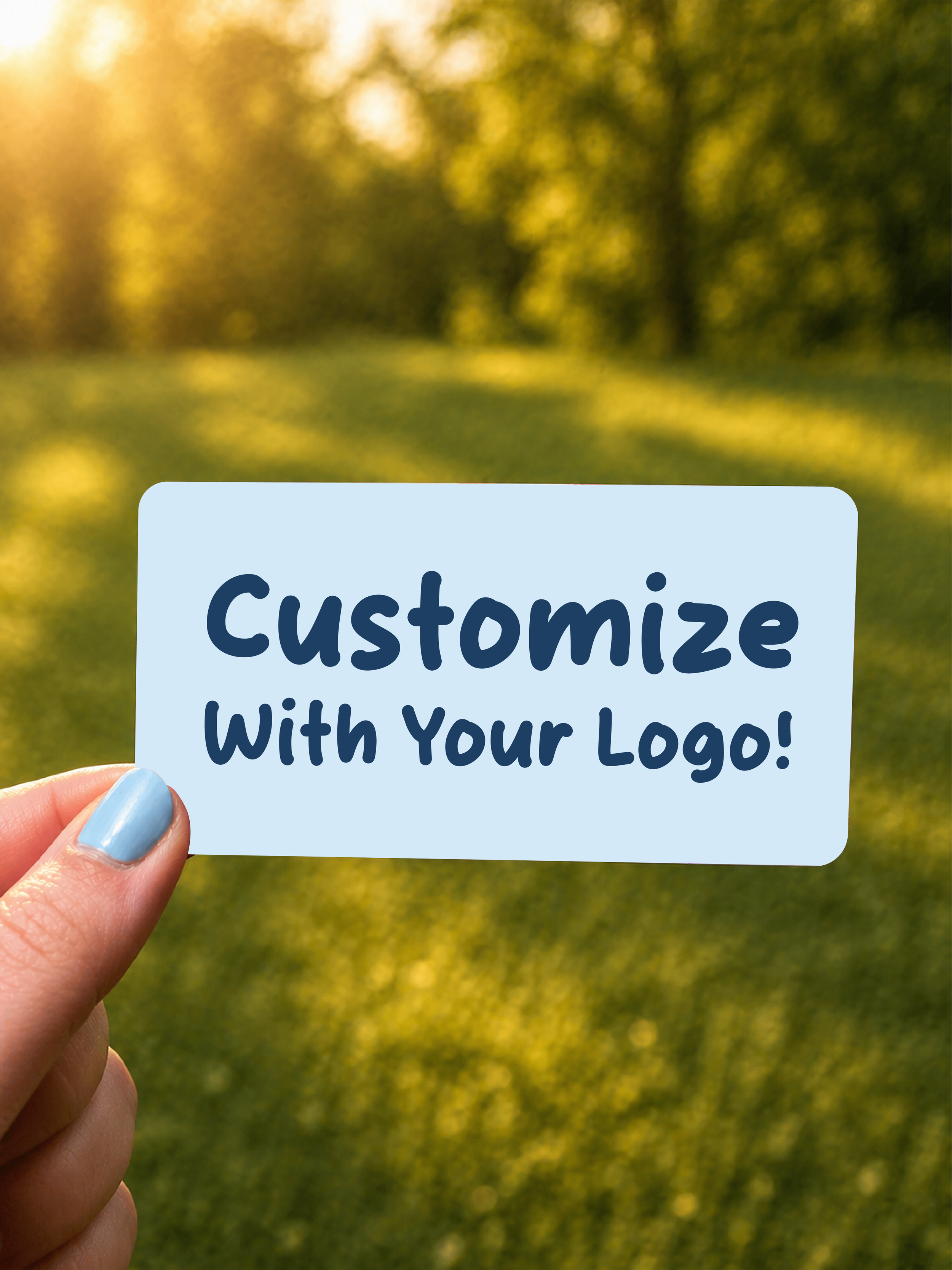 Custom Rectangle Sticker • Pack of 25