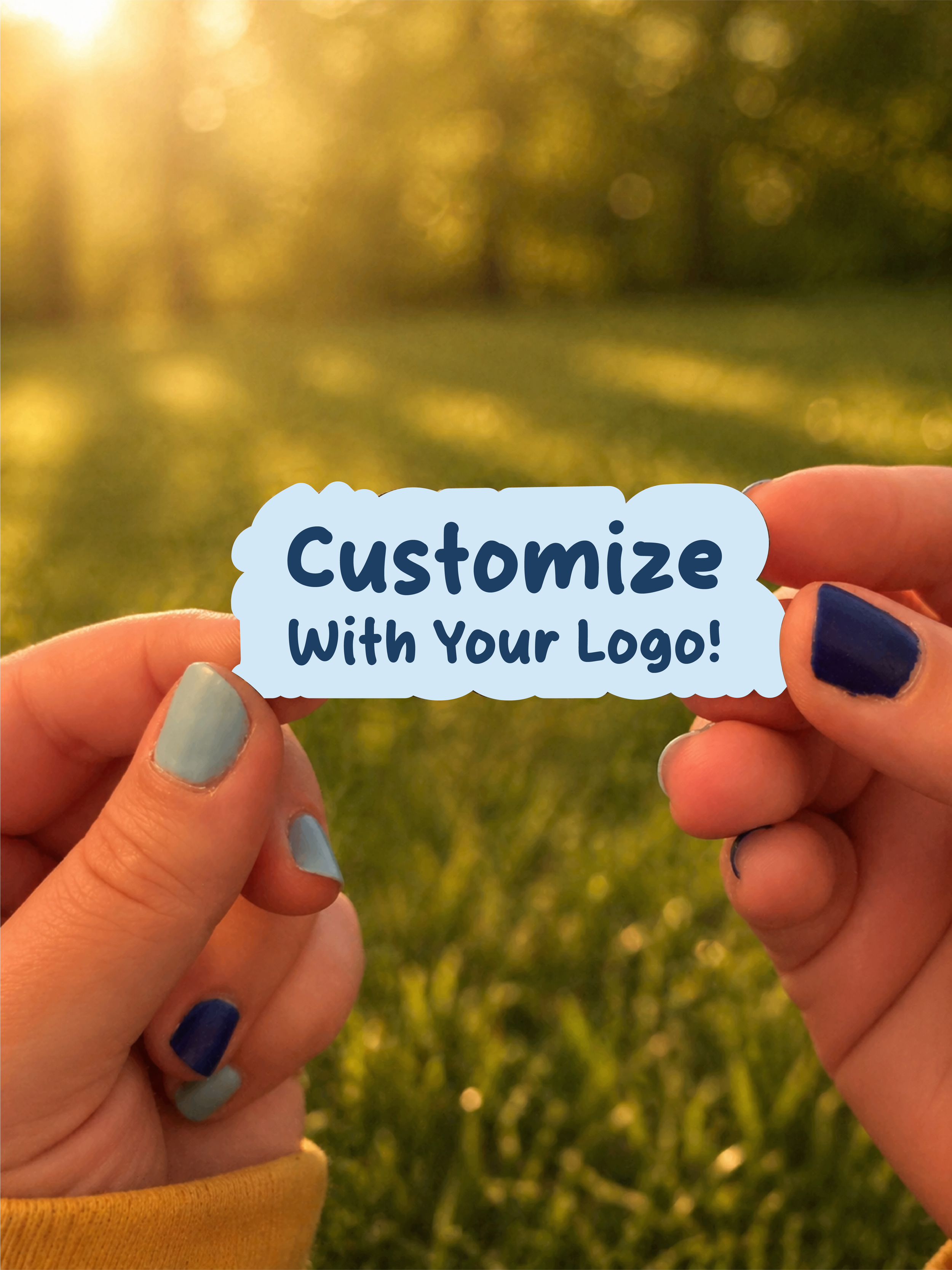 Custom Logo Sticker • Pack of 25