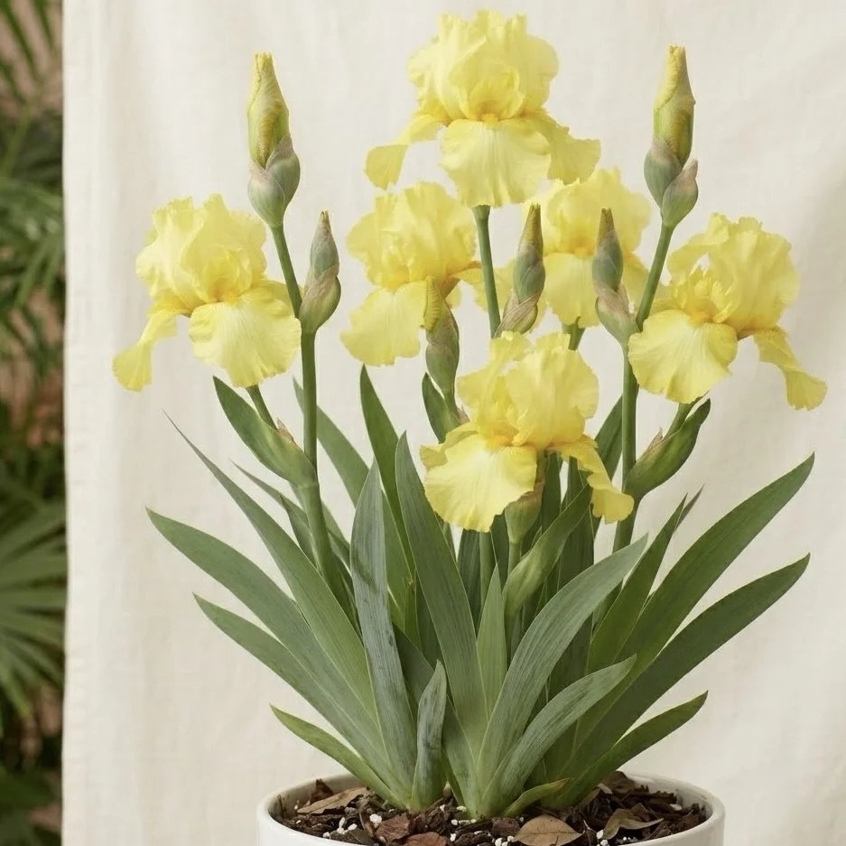 INTERMEDIATE BEARDED IRIS 'LIMONADA'