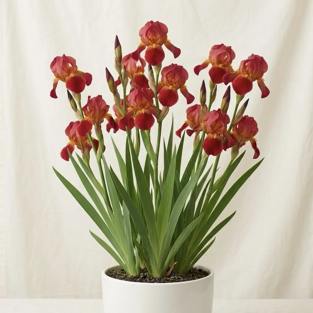 LOUISIANA IRIS 'RED VELVET'