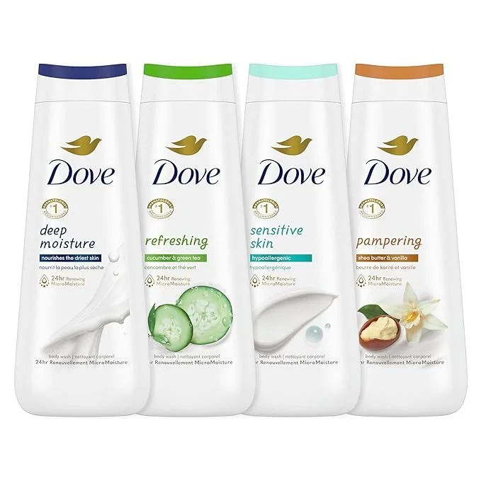 Dove Body Wash Deep Moisture-Collection 4 pack