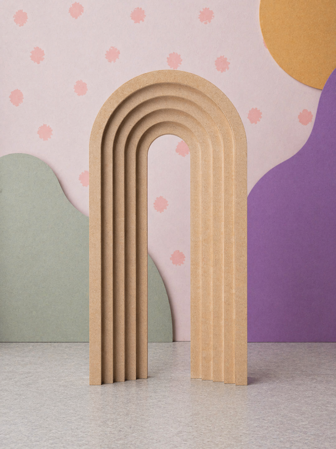 3D Slender Rainbow Arch