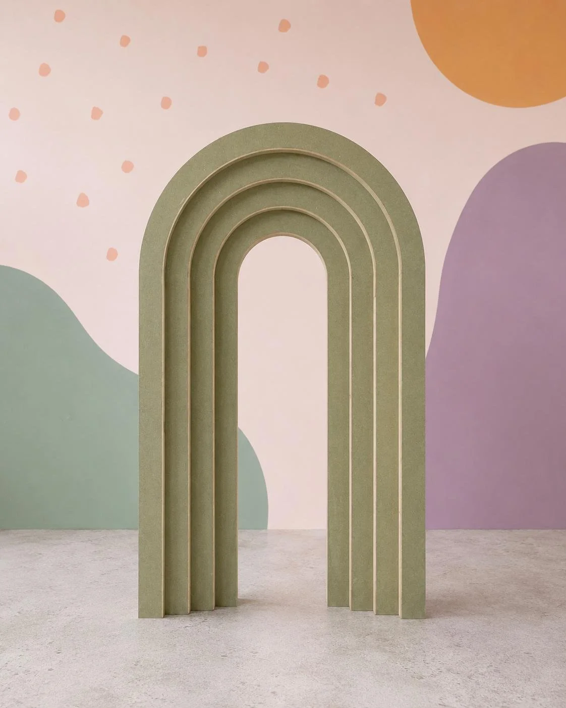 3D Slender Rainbow Arch