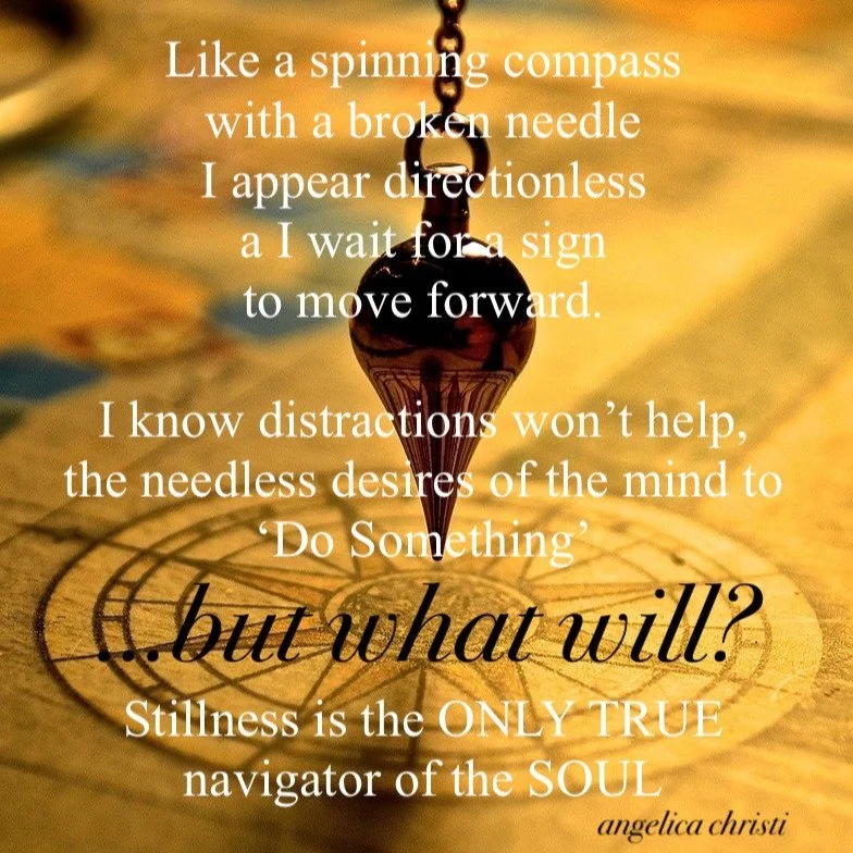 It is not about 'waiting' 
it is about Being