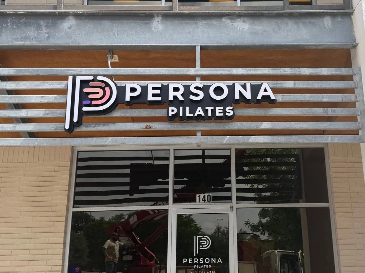 Persona Pilates Sign at the ATS location