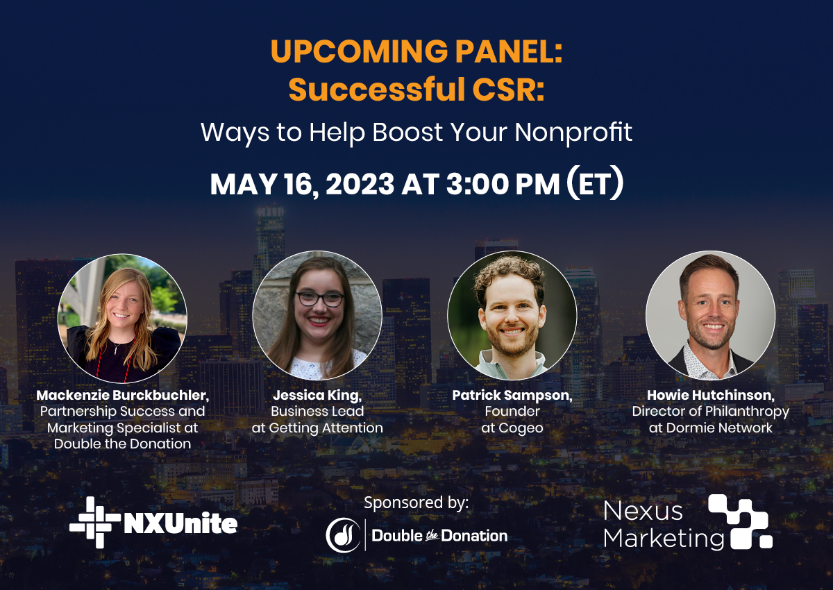 Cogeo Invited to Speak On CSR Panel Discussion Hosted by NXUnite