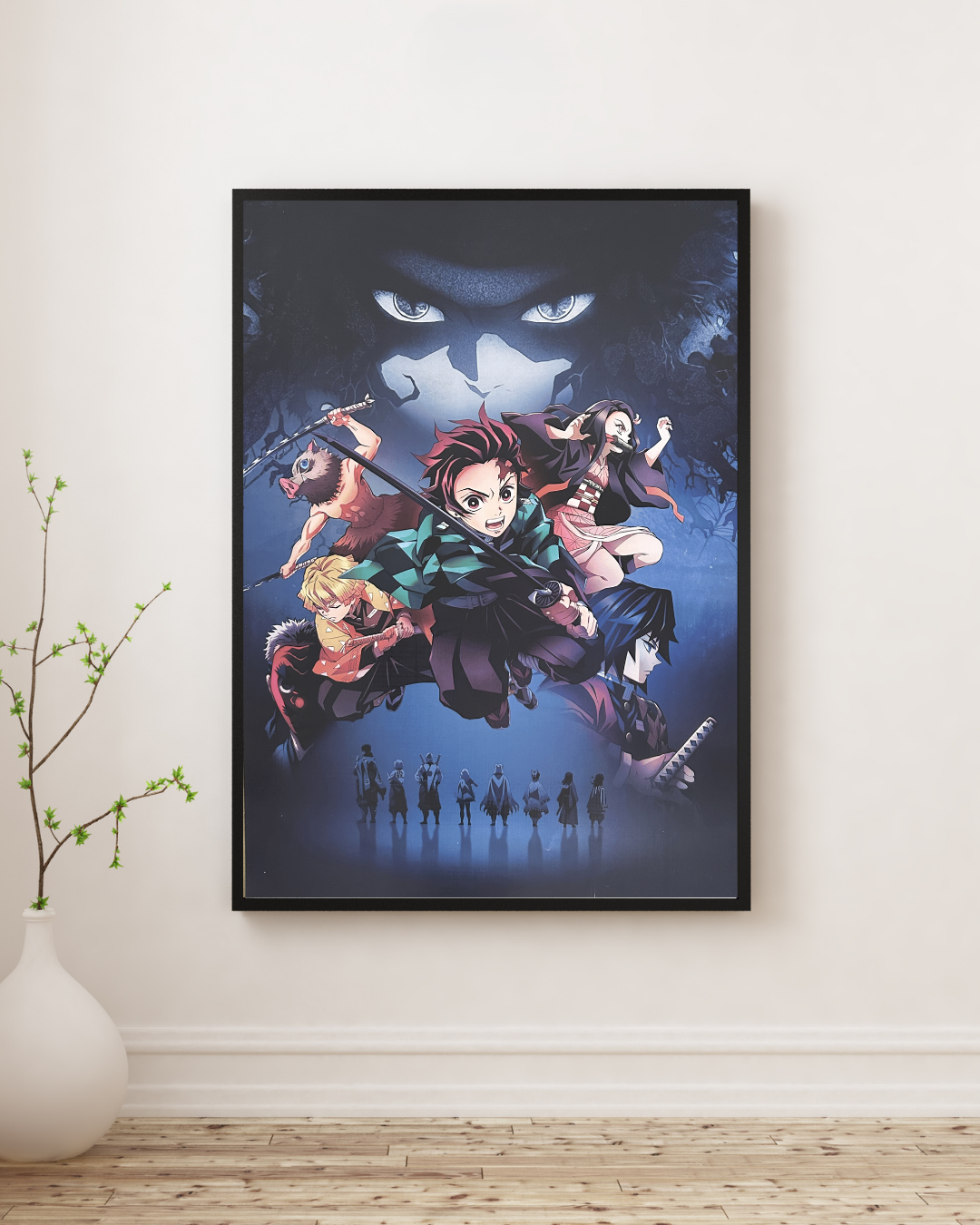 Gerahmtes Anime Poster Demon Slayer 30x45 cm