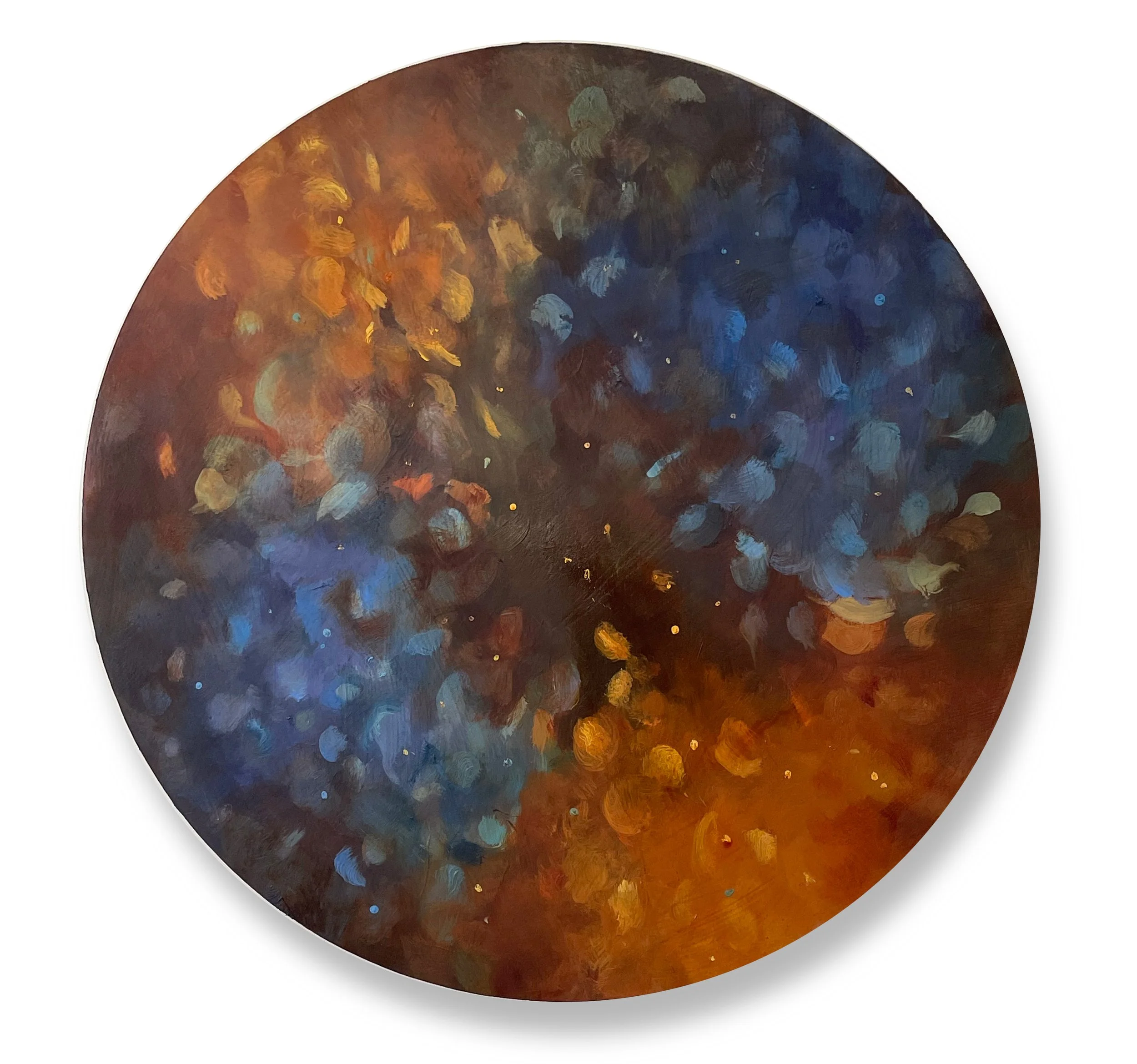  We are Stardust   
2024 
oil on panel 
10 inches in diameter