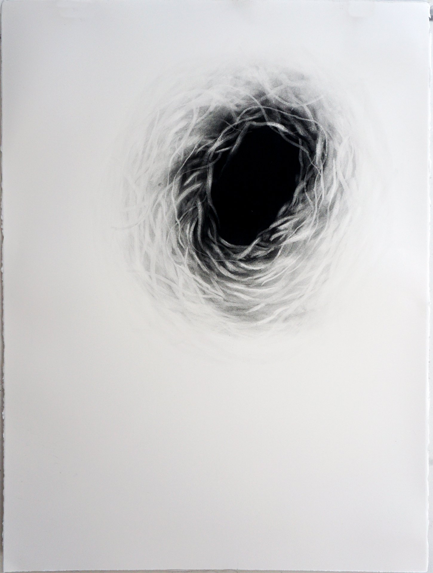  Counter Clock-wise Vortex  
2016 
charcoal on paper 
30 x 22 inches