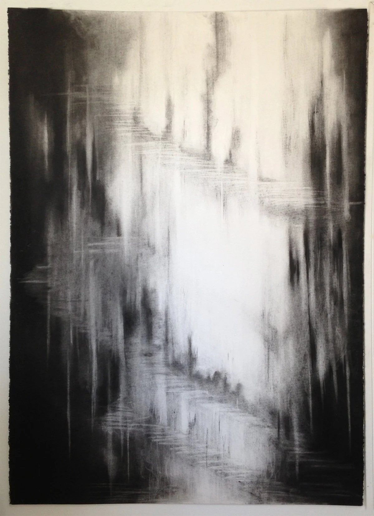   Blake's Ladder   
2018 
44 in x 30 in  
charcoal on paper