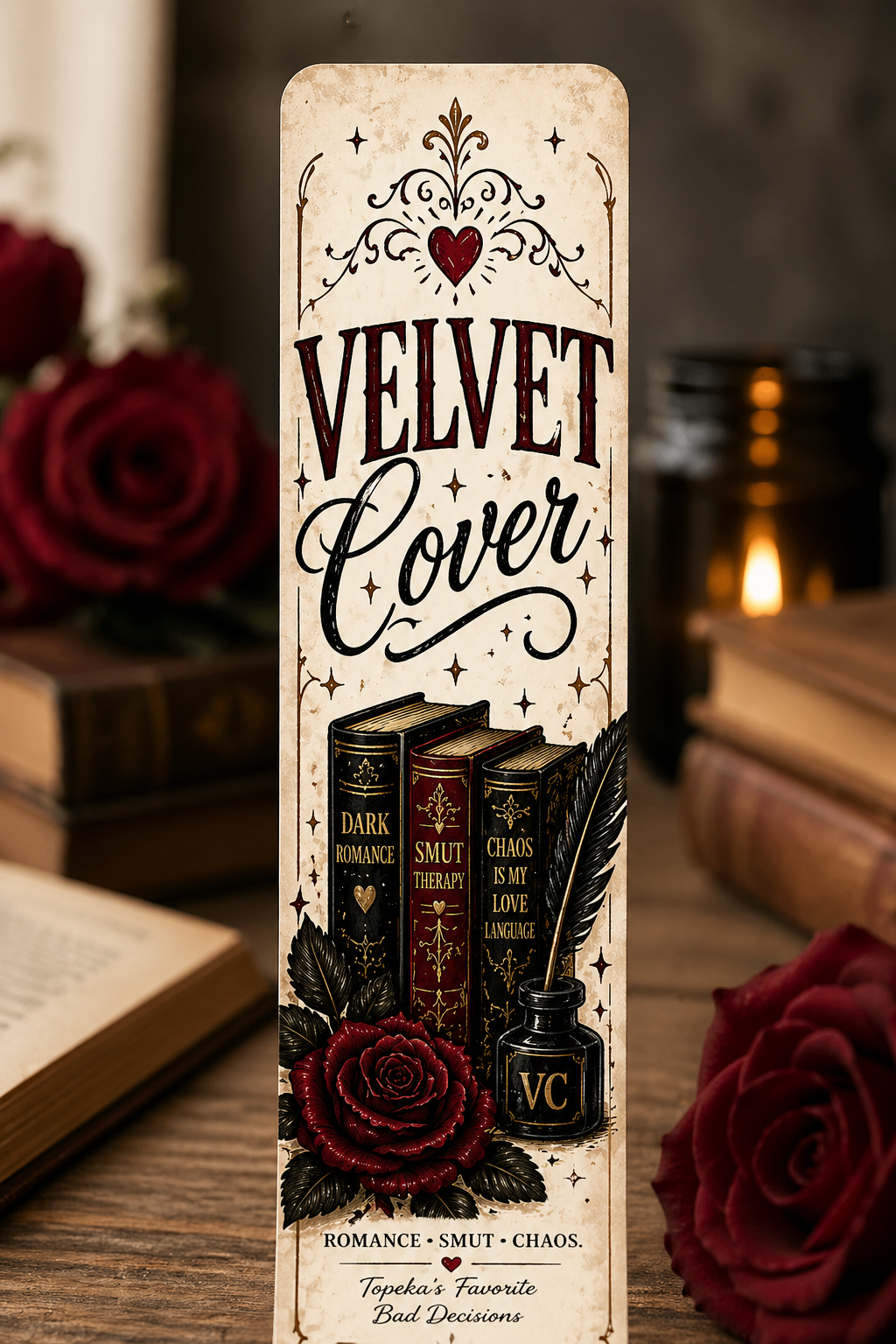 Velvet Cover Bookmark
