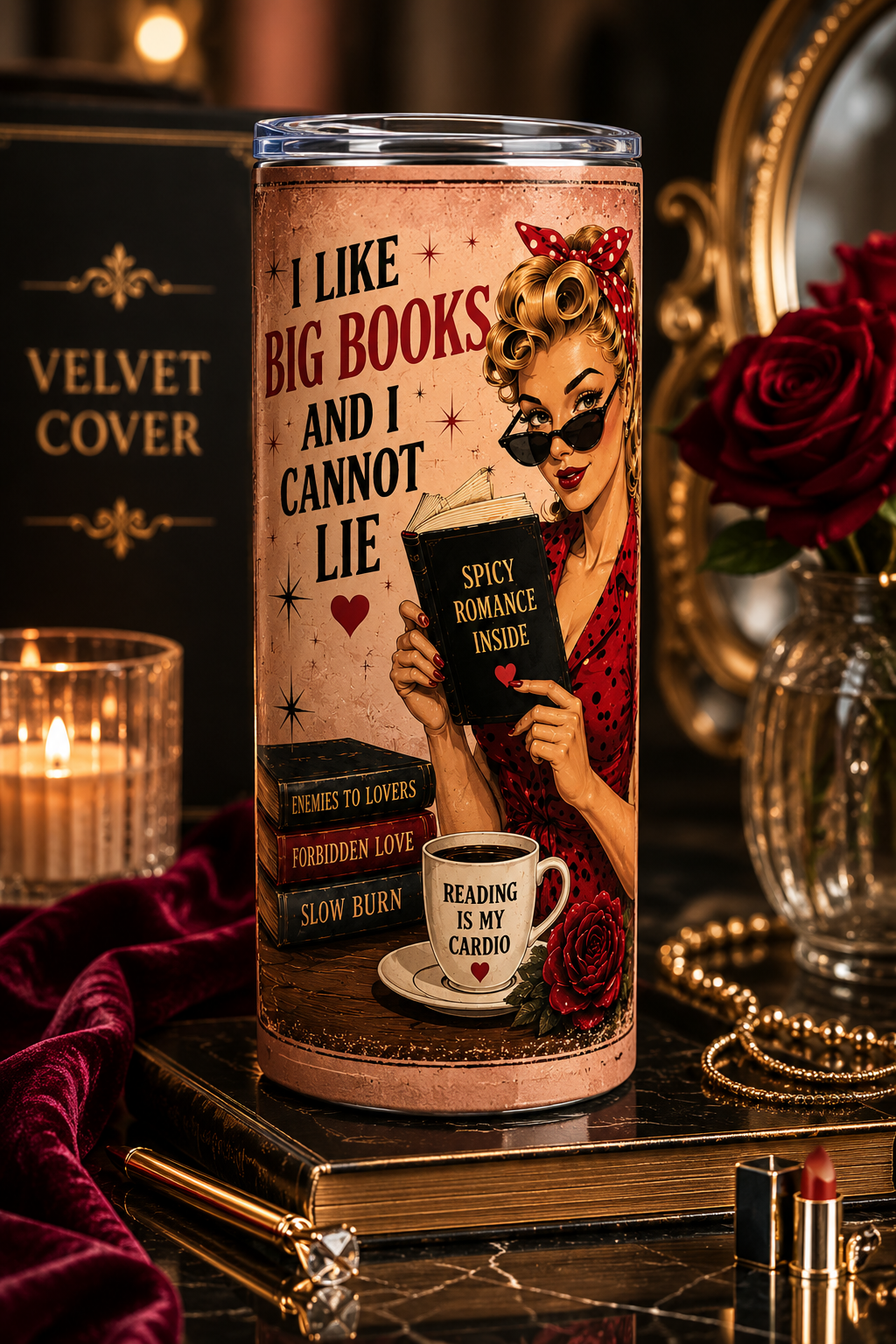 I Like Big Books and I Cannot Lie™ | 20 oz Skinny Tumbler