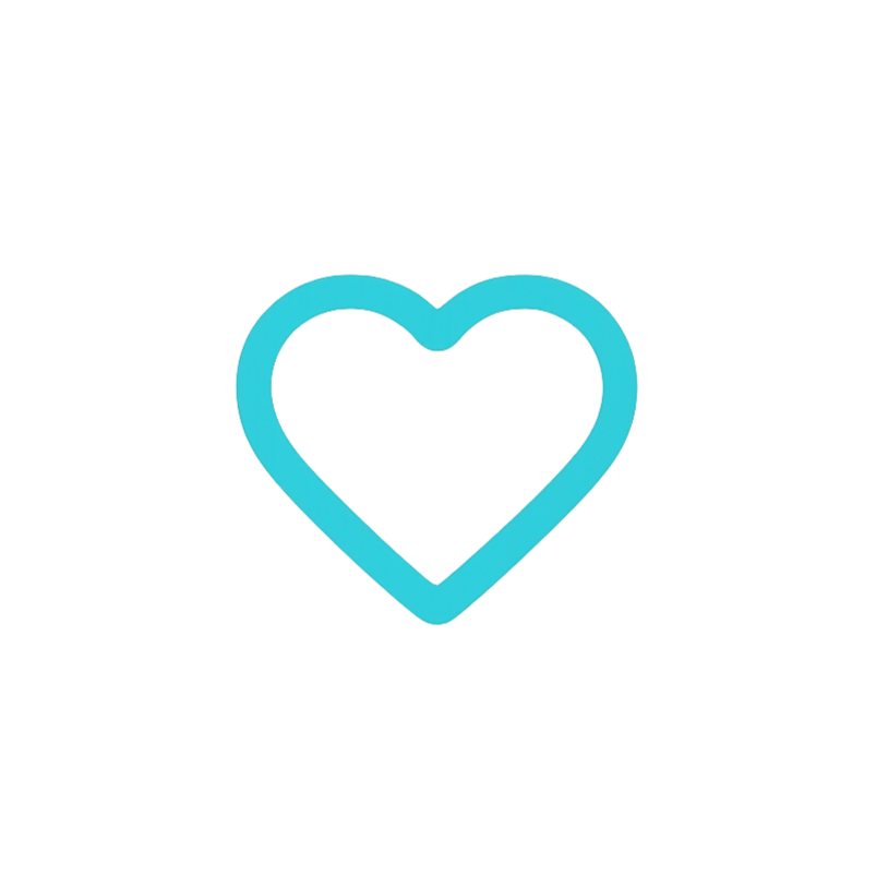 A 3D blue heart-shaped cookie cutter with an inner heart cutout, isolated on a black background.