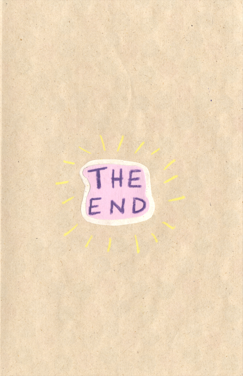 shits & giggles zine end page