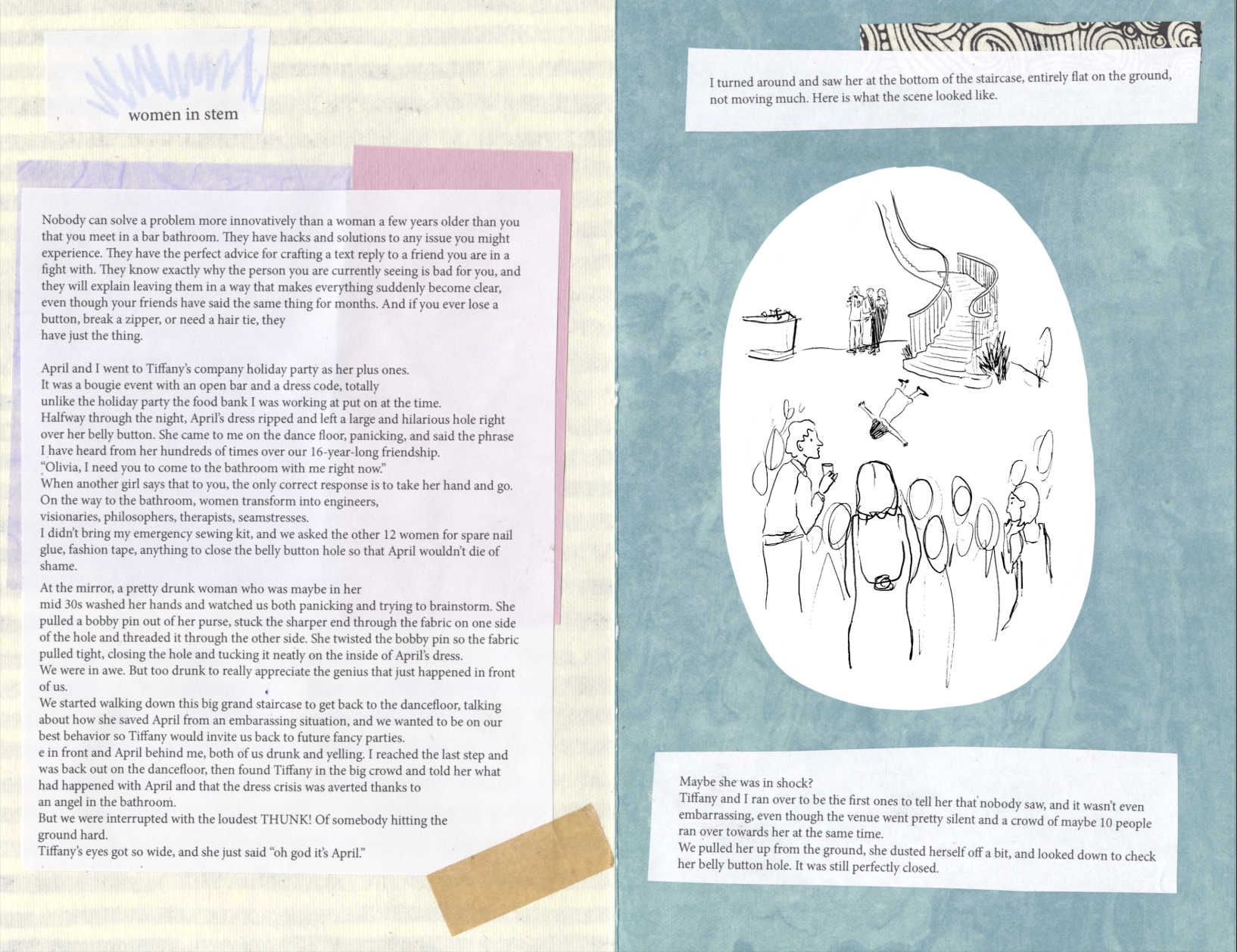 shits & giggles zine page 1-2
