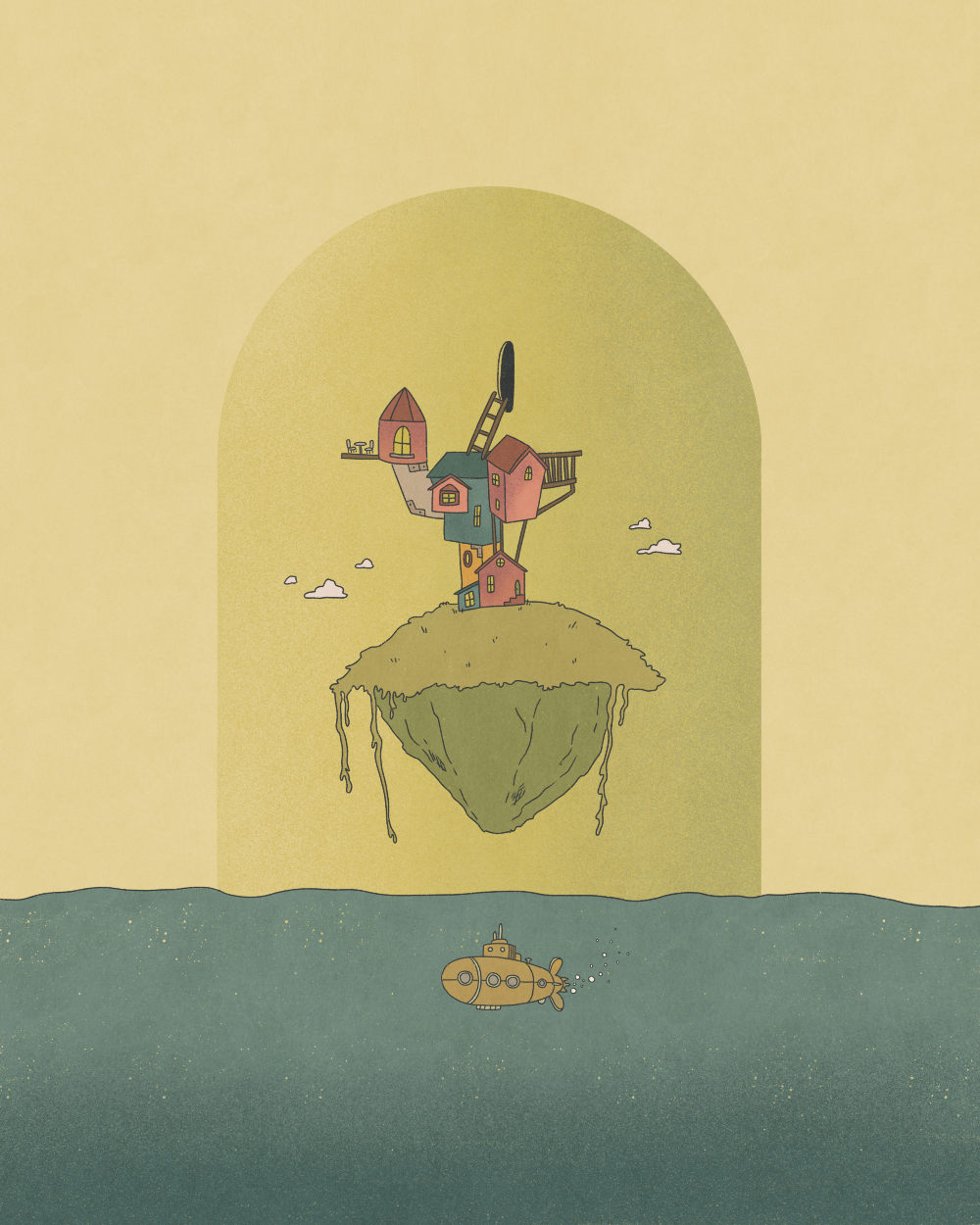 submarine scene