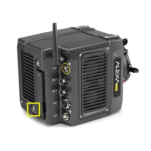ARRI Alexa Mini Ethernet connection location