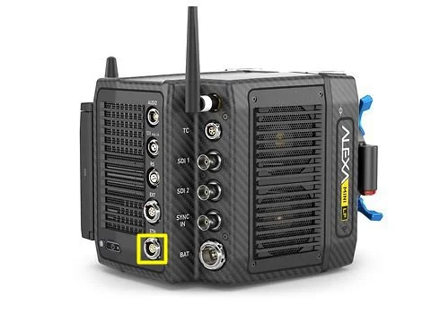ARRI Alexa Mini LF Ethernet connection location