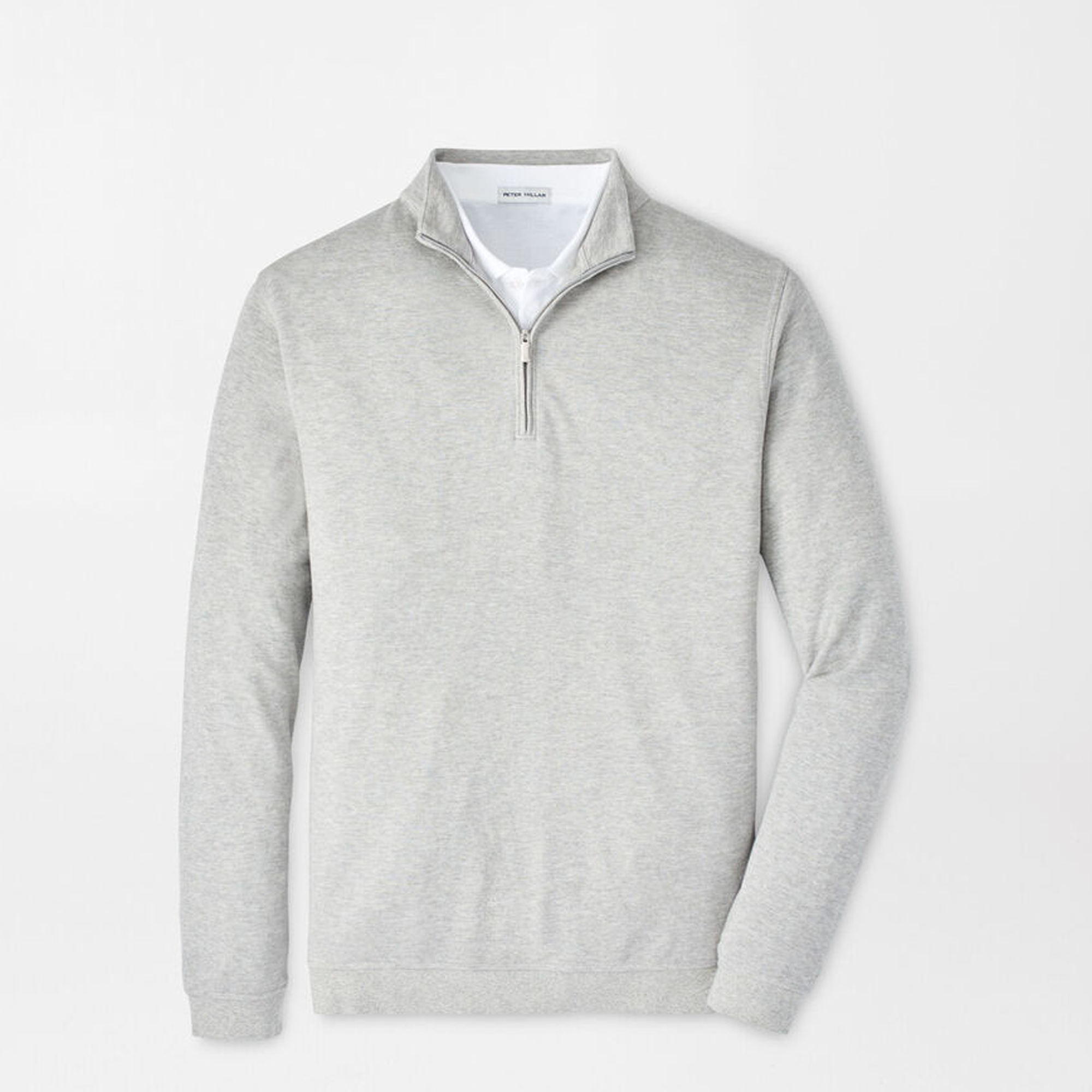 Peter Millar Crown Comfort Pullover - Light Grey