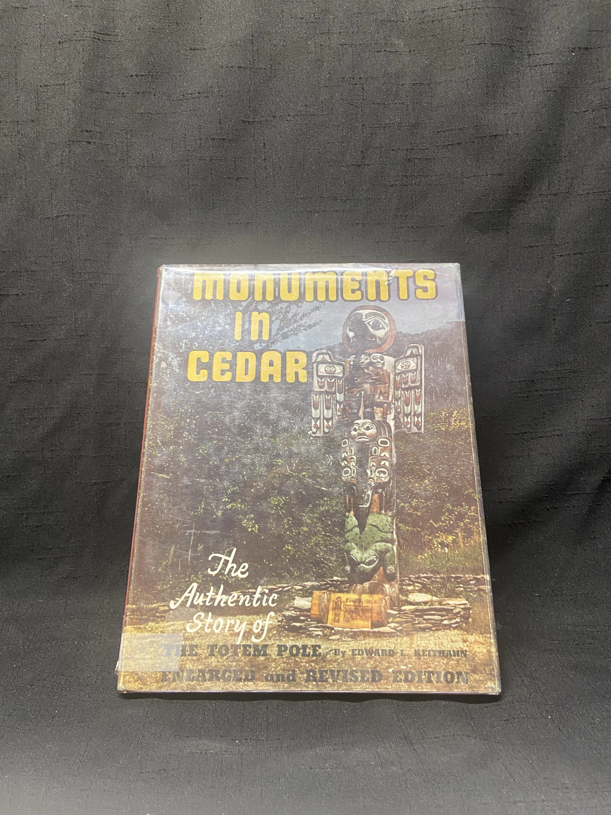 Published in 1963, Monuments in Cedar combines historical research with numerous period photographs documenting totem poles, ceremonial art, villages, and master carvers. It remains an important reference for collectors of Native American art, Pacifi