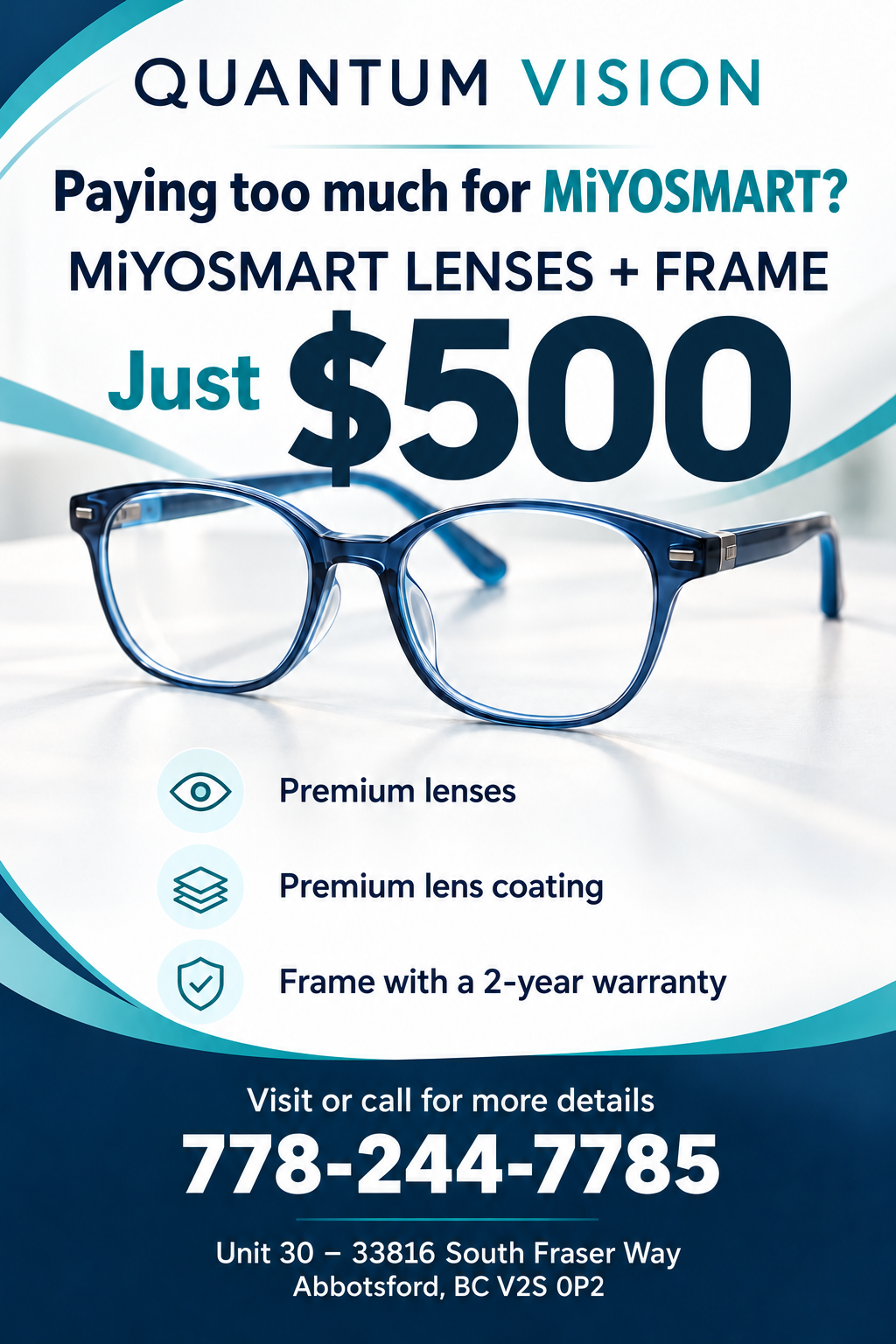 MiYOSMART LENSES + FRAMES