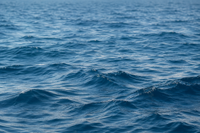 Waves in water representing risk tolerance
