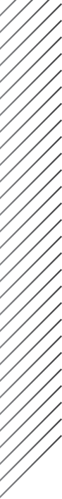 Repeated diagonal lines illustrate the attention to detail Chris applies to all his graphic design work.