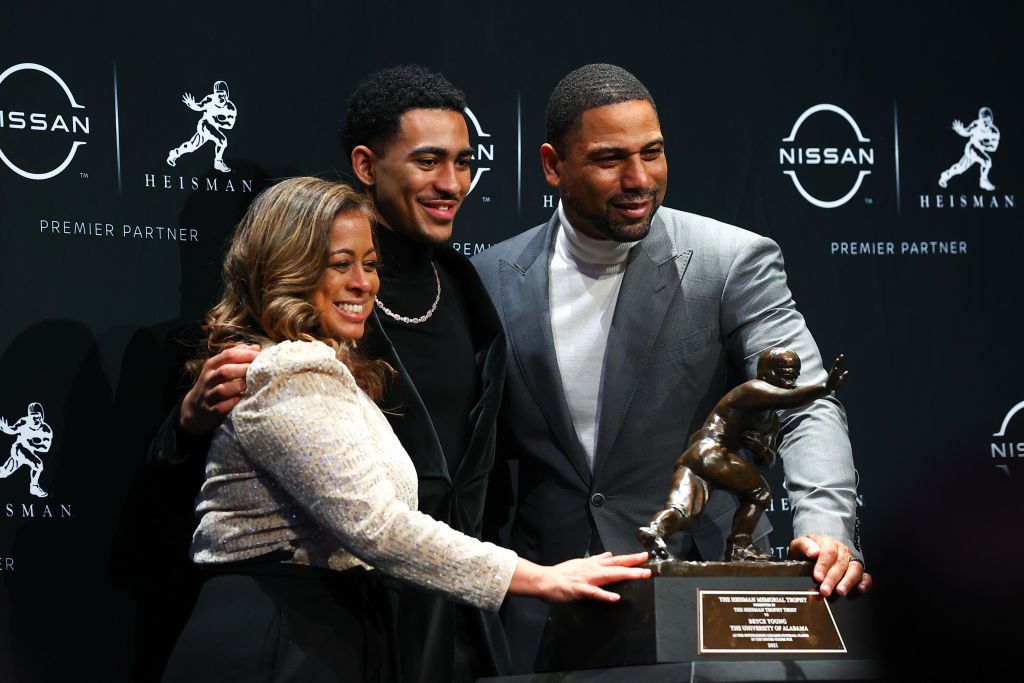 Bryce Young and family, ncaa heisman ceremony