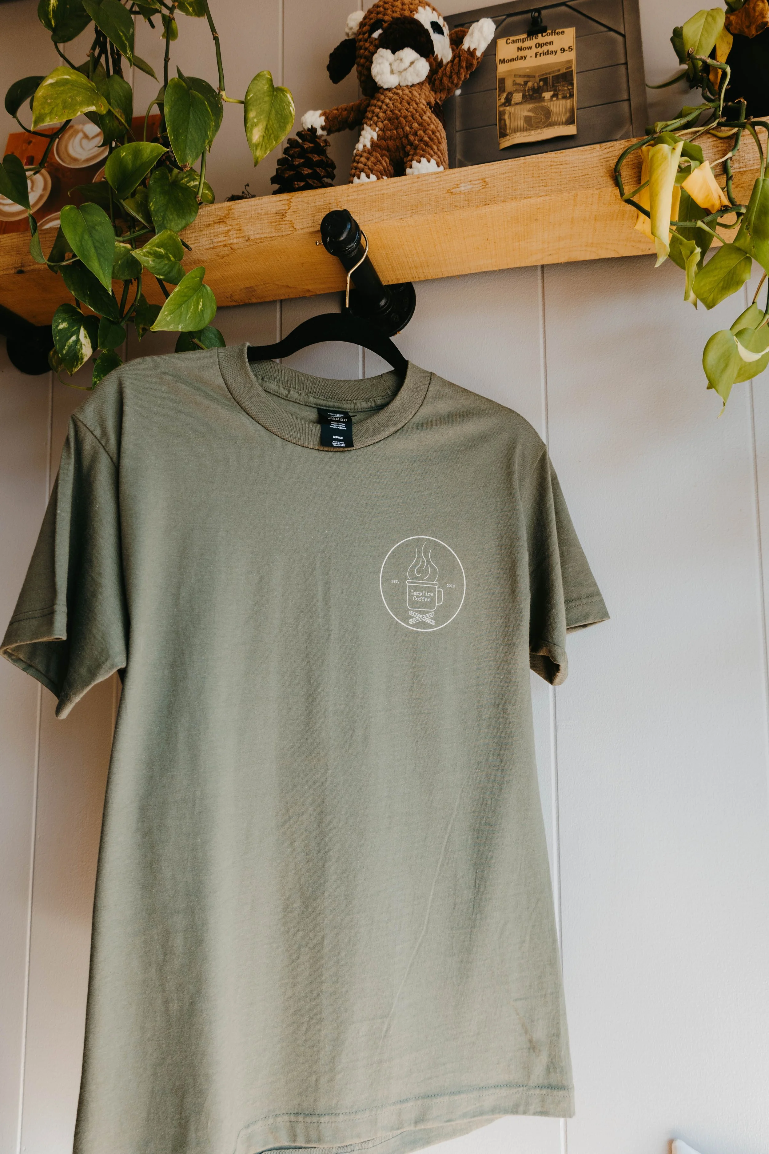 Army Green Logo Tee