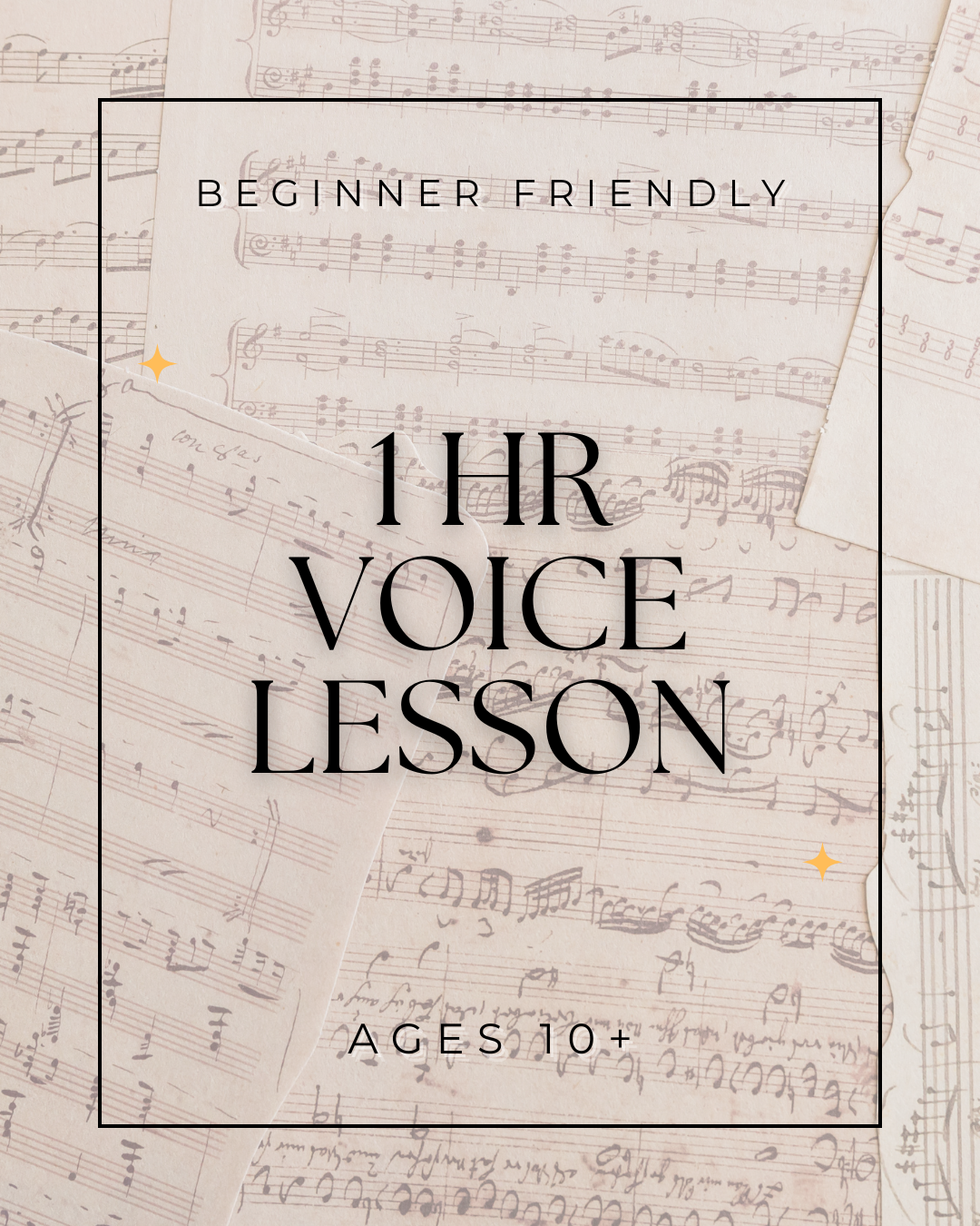 1 Hour Voice Lessons