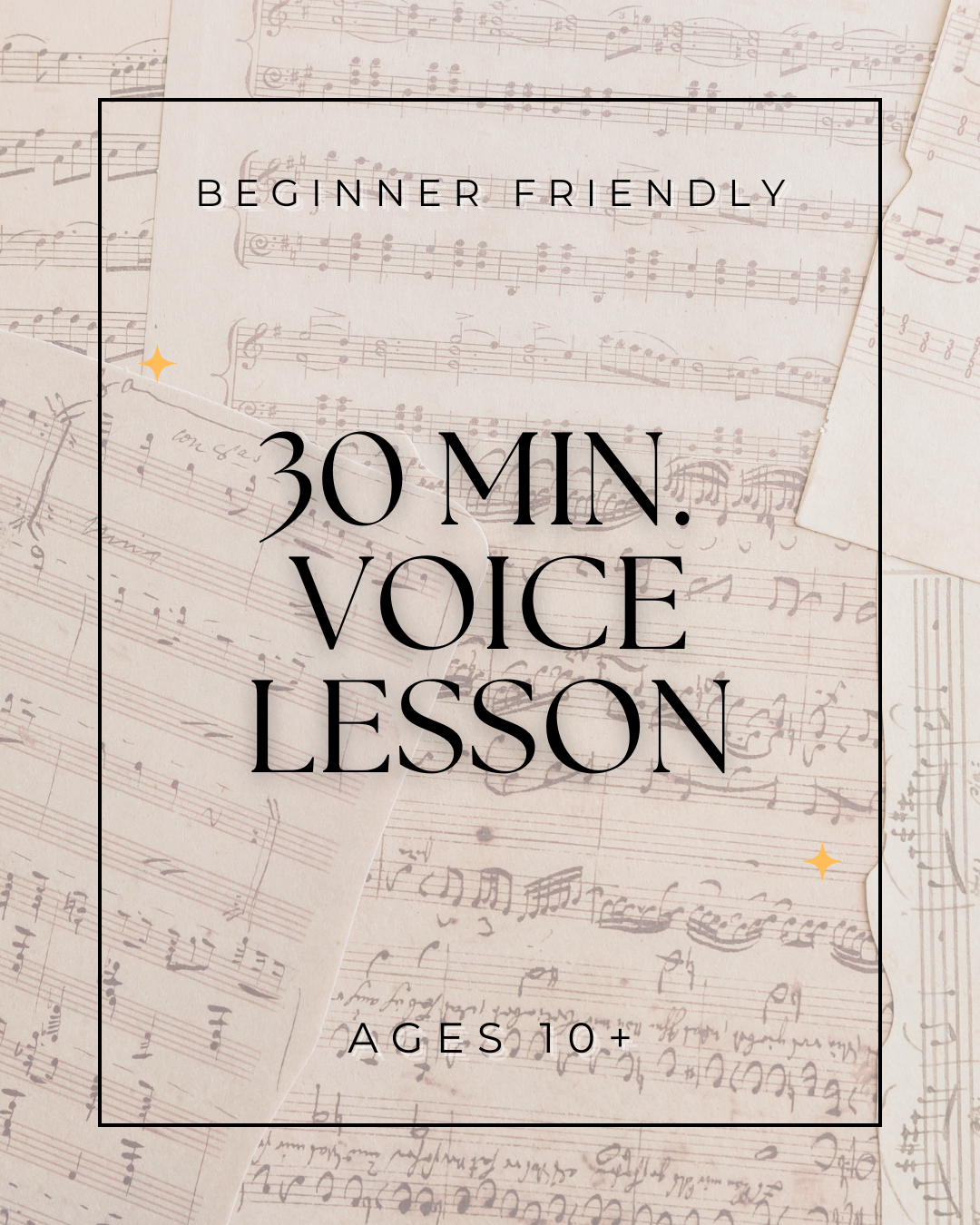 30 Minute Voice Lesson