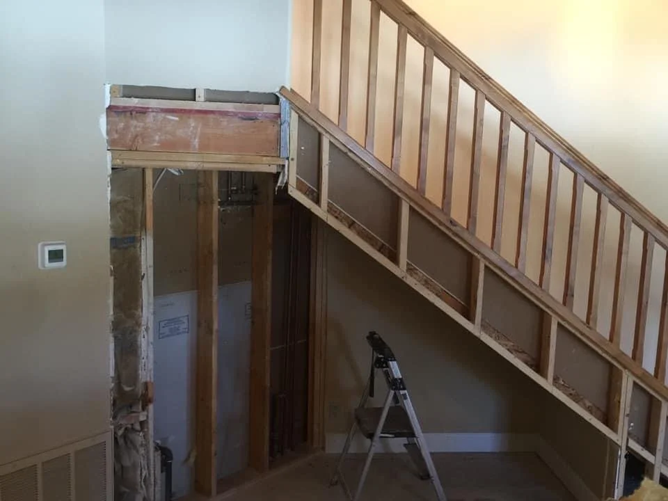 Stair way before