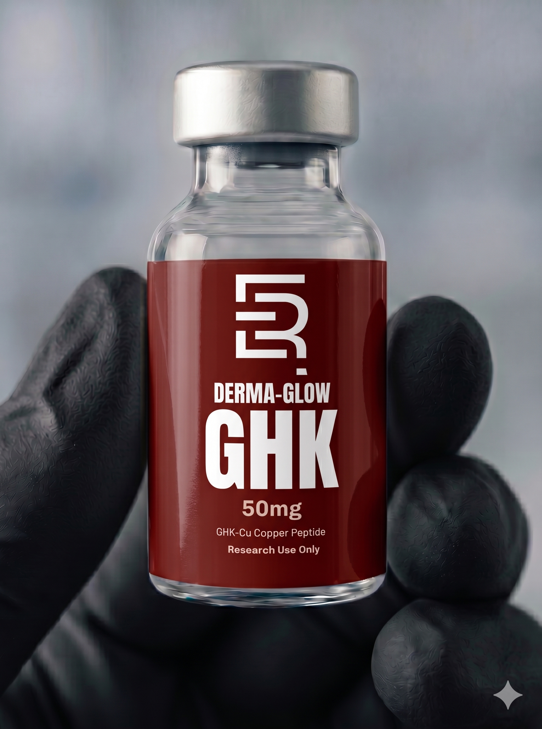 DERMA-GLOW GHK 50mg | GHK-Cu Copper Peptide