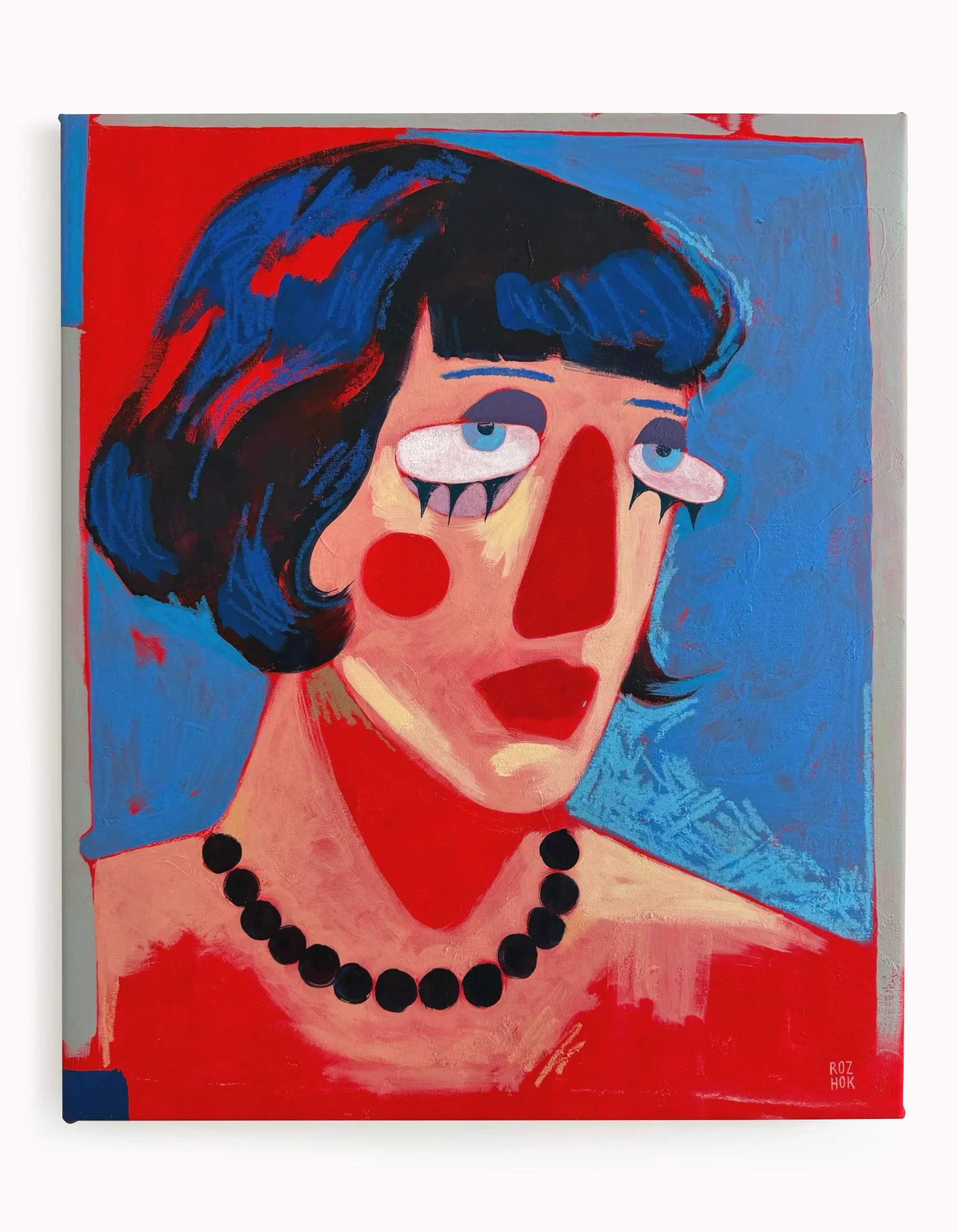 fringe (self-inflicted), 50 x 60, 2026
