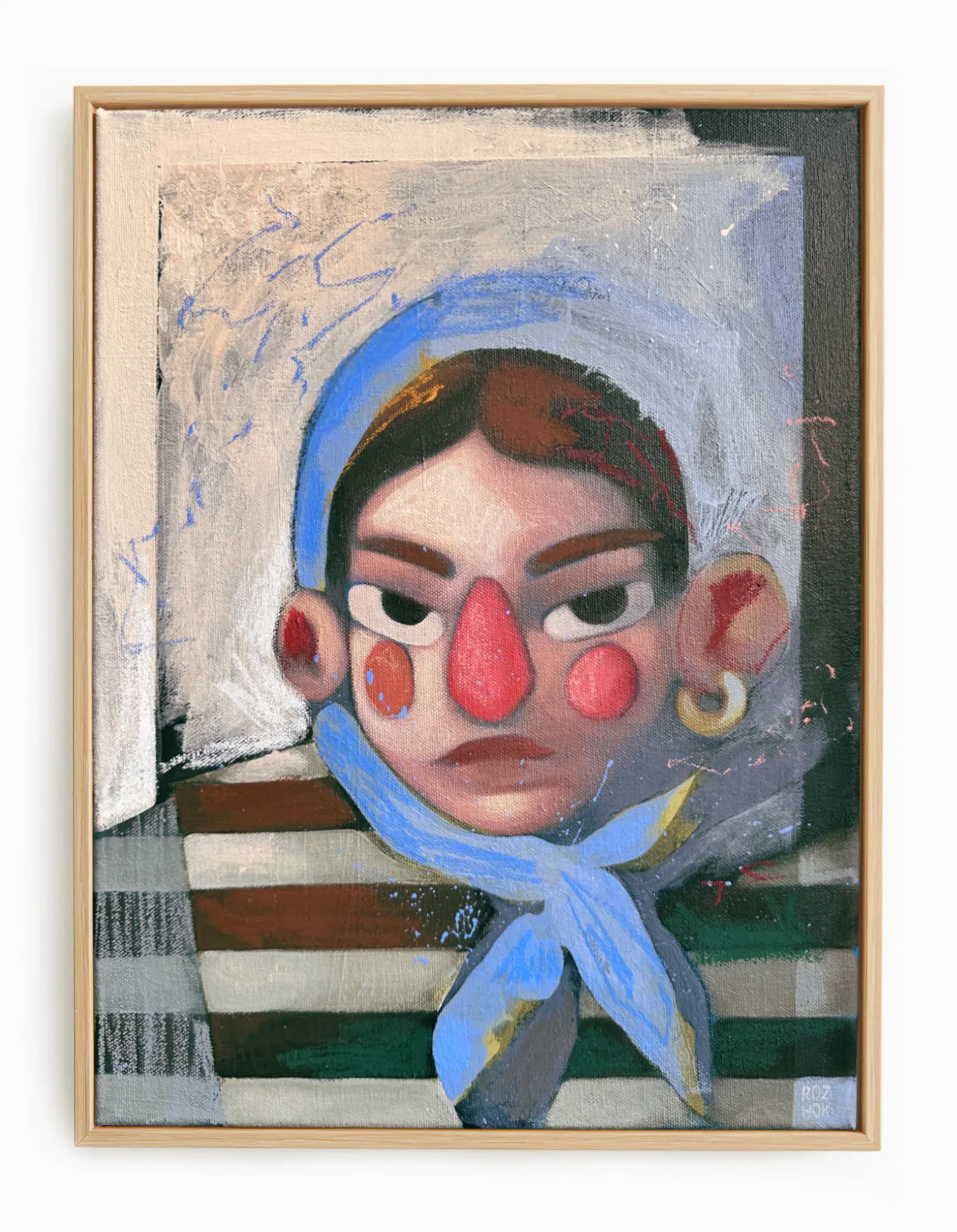 Headscarf, 30 x 40, 2025