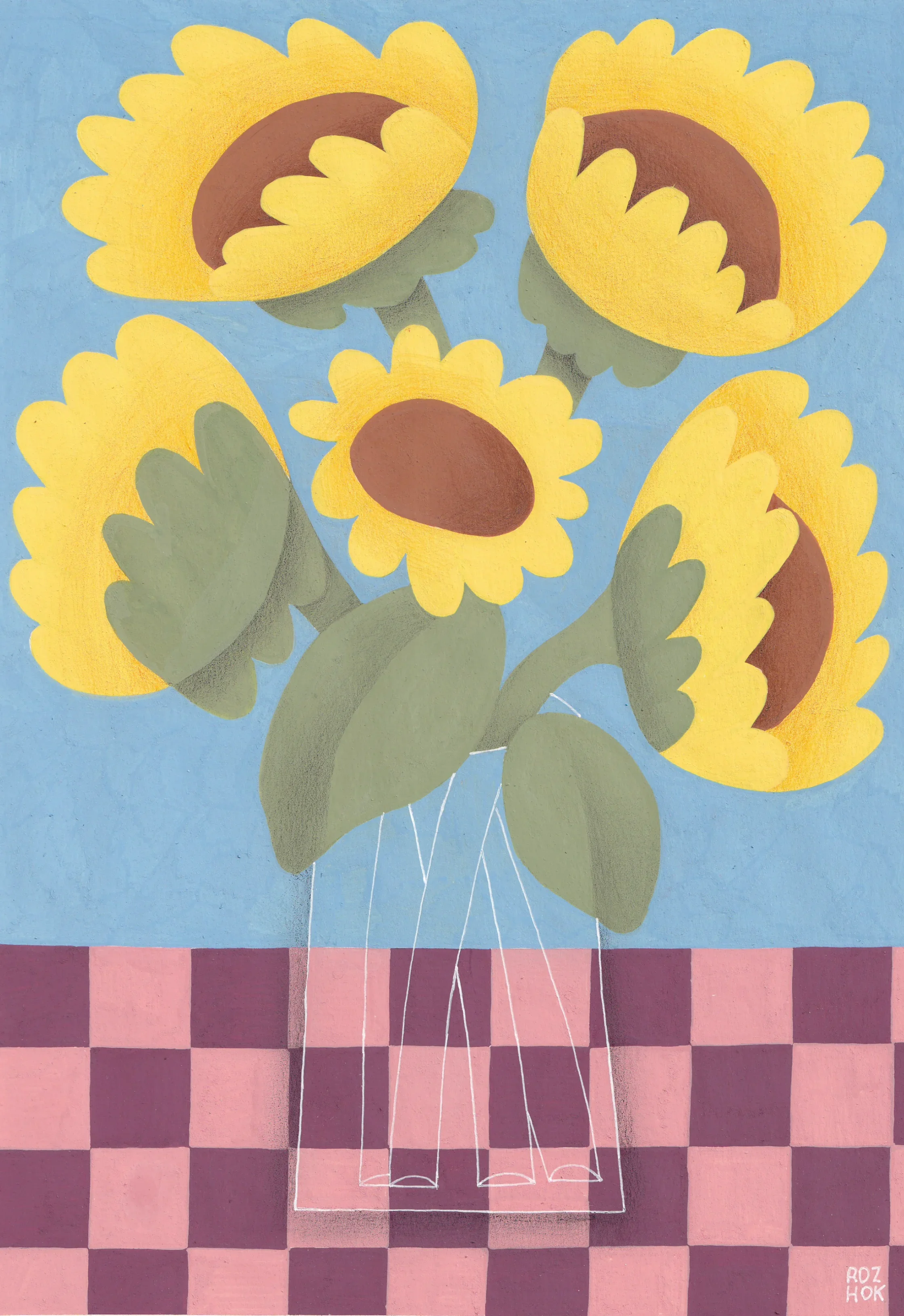 Sunflowers by Yuliia Rozhok