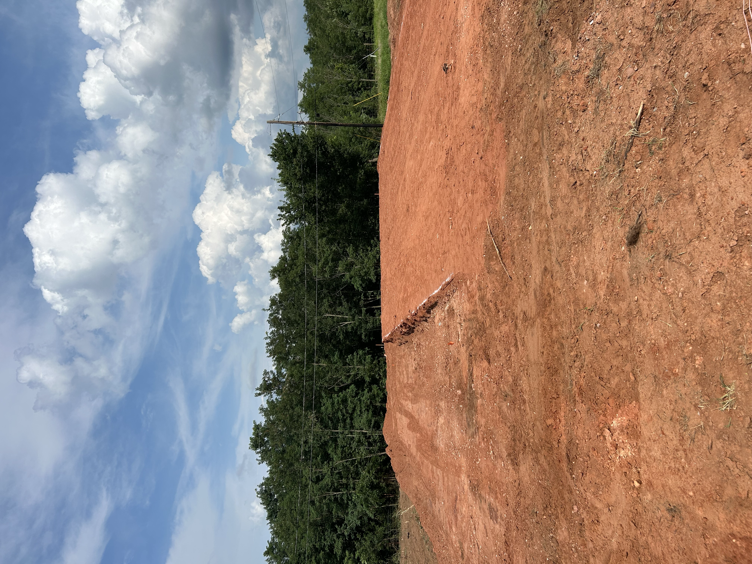 Homesite prep for a high-stack style foundation Luther, Oklahoma 