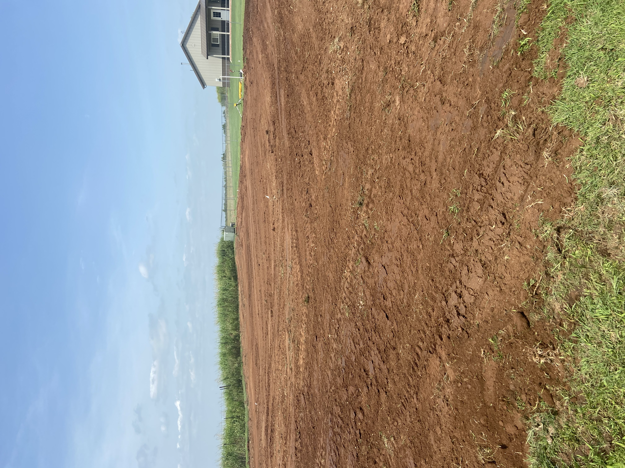 Building site for a customer in north Edmond, Oklahoma 