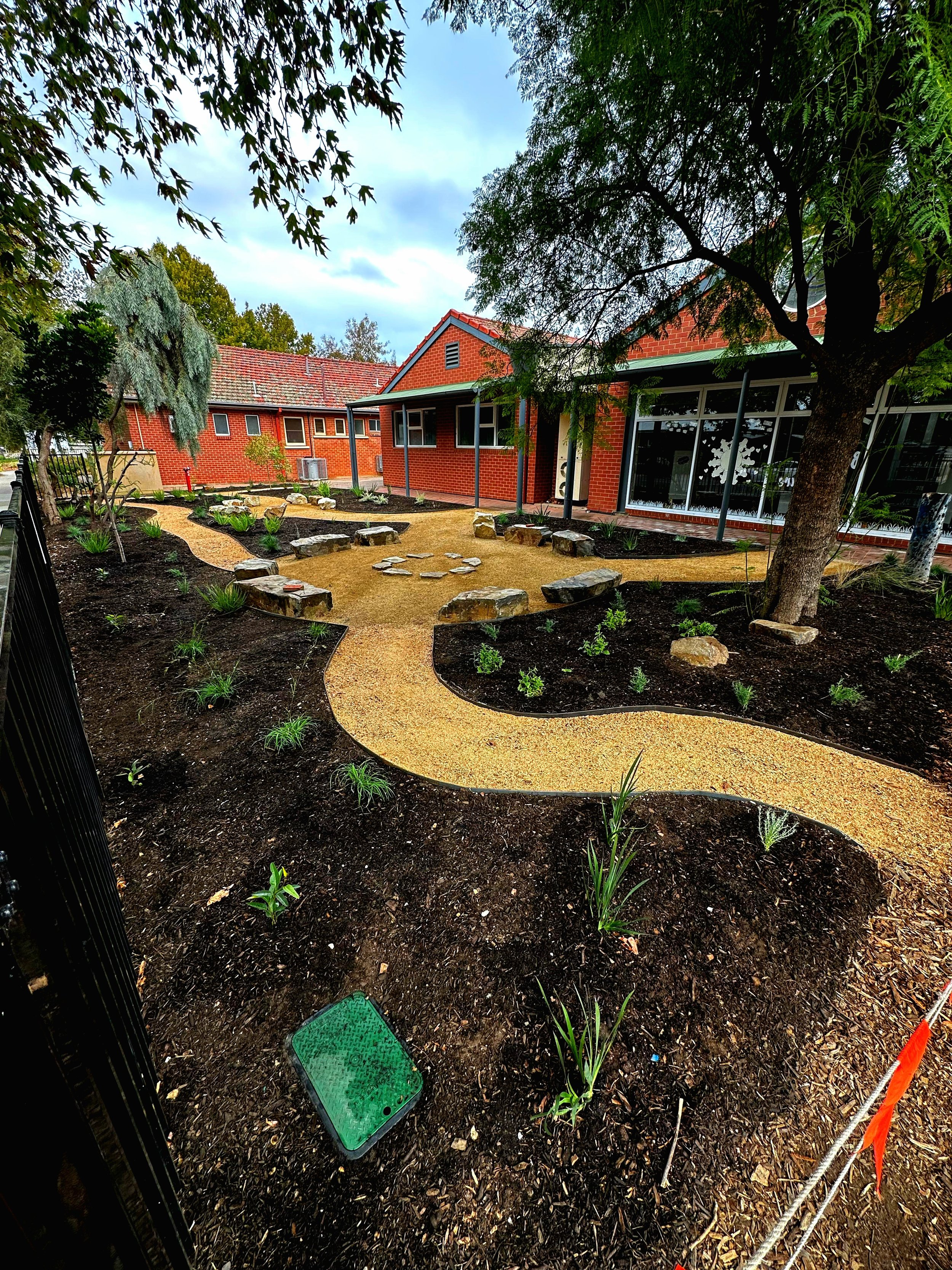 Government school landscaping 