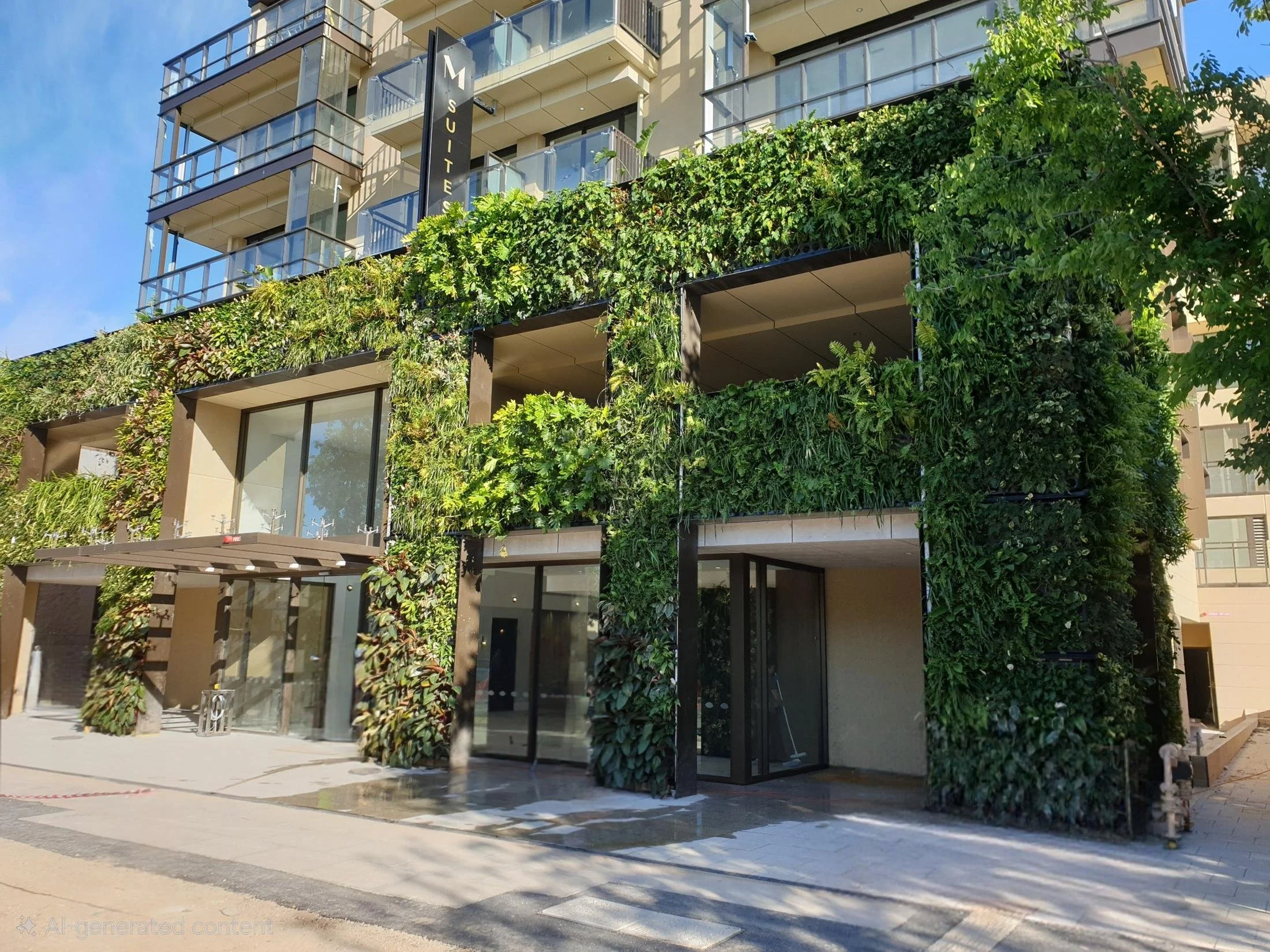South Australia Green Wall, Commercial Landscape Construction