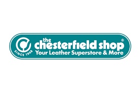 Logo of The Chesterfield Shop with text "Your Leather Superstore & More"