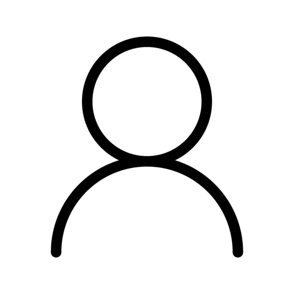 Outline of a generic user icon representing a person.