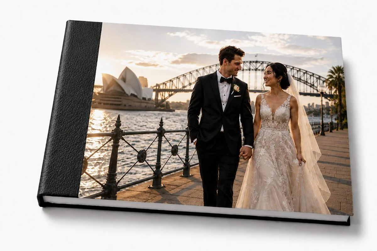 Photo Print Wedding Album Cover