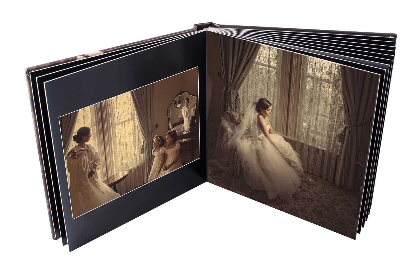 beautiful wedding photo album