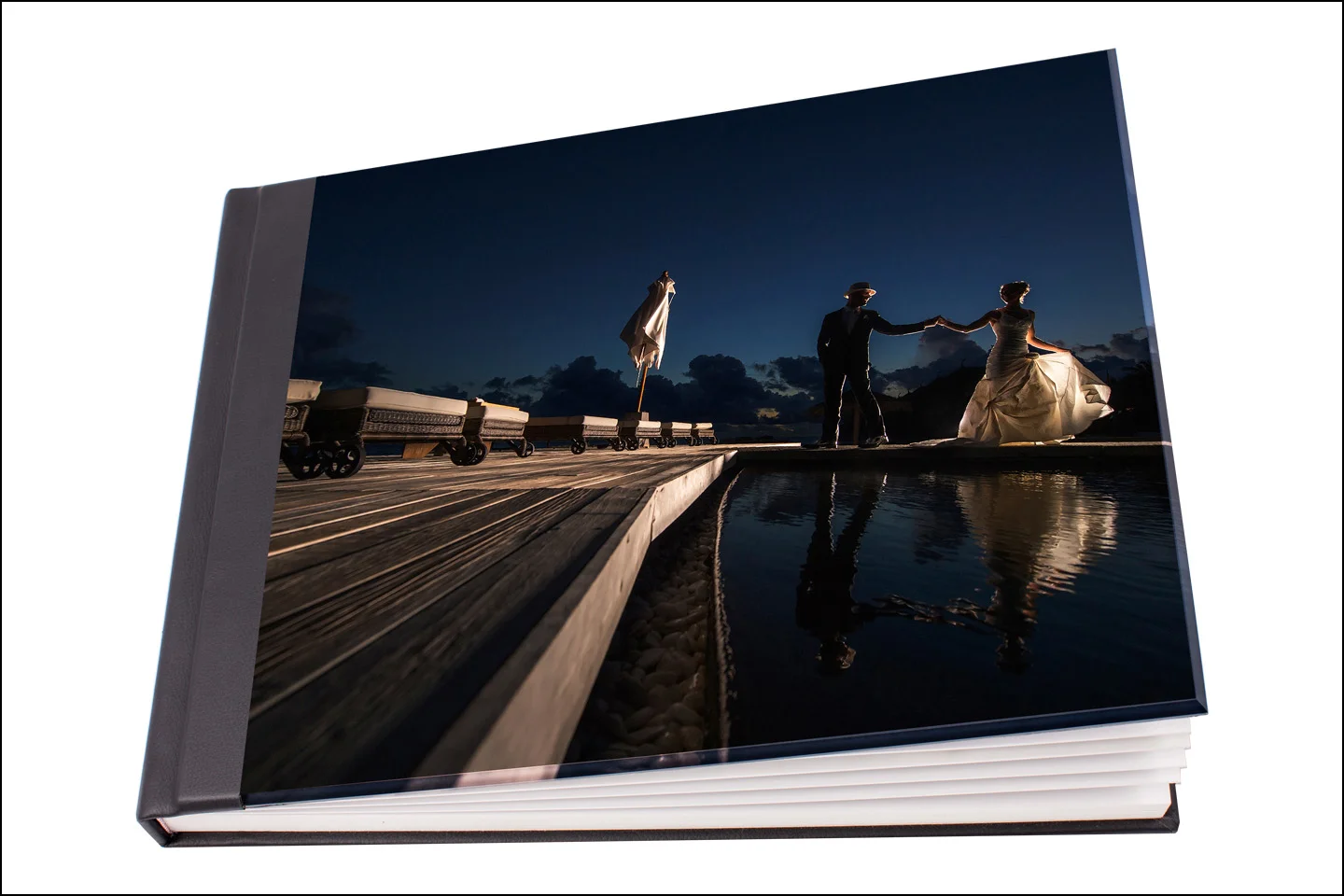 Perspex Wedding Album Cover