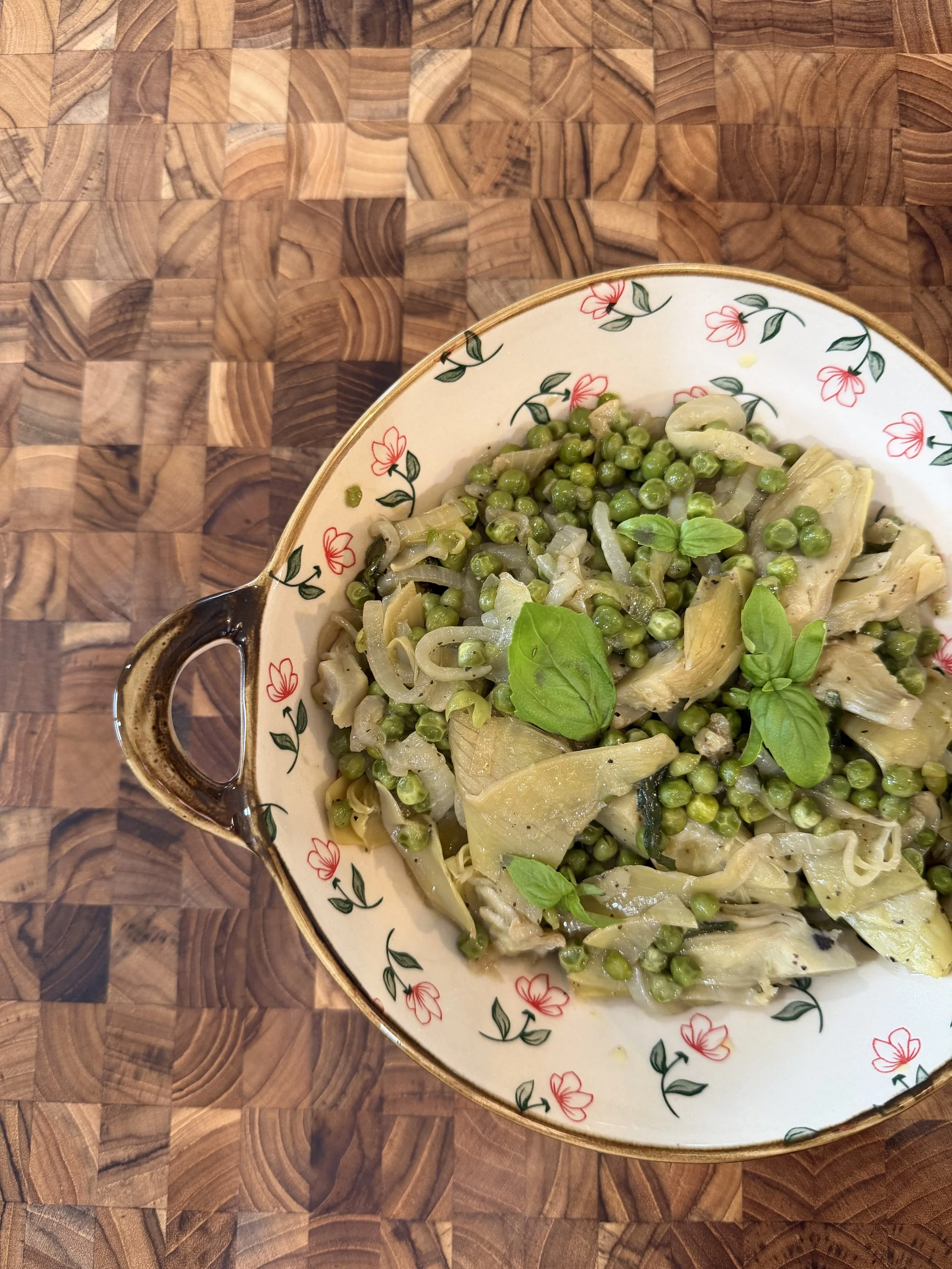 Artichokes, Peas &amp; Onions