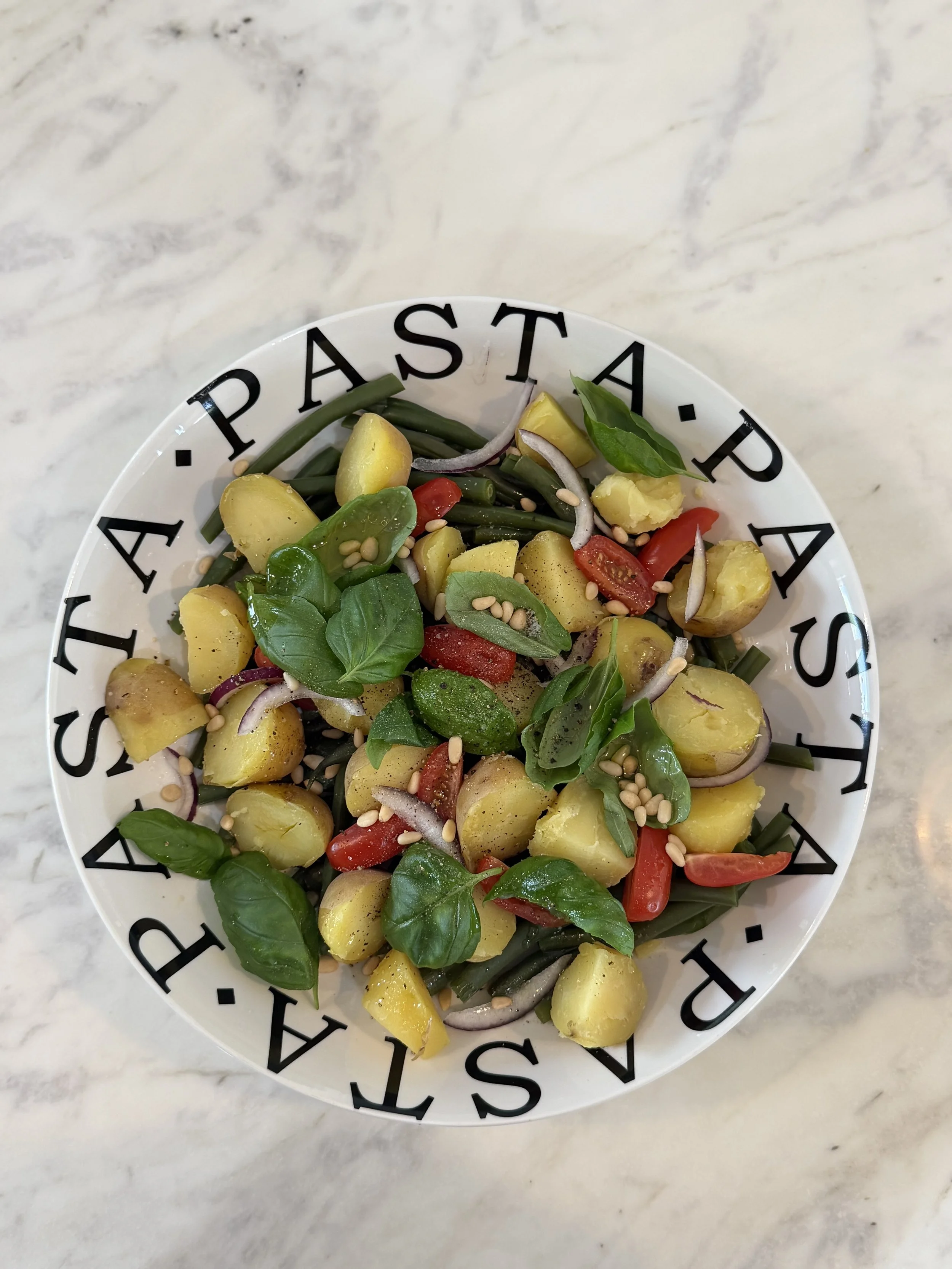 String Bean &amp; Potato Salad