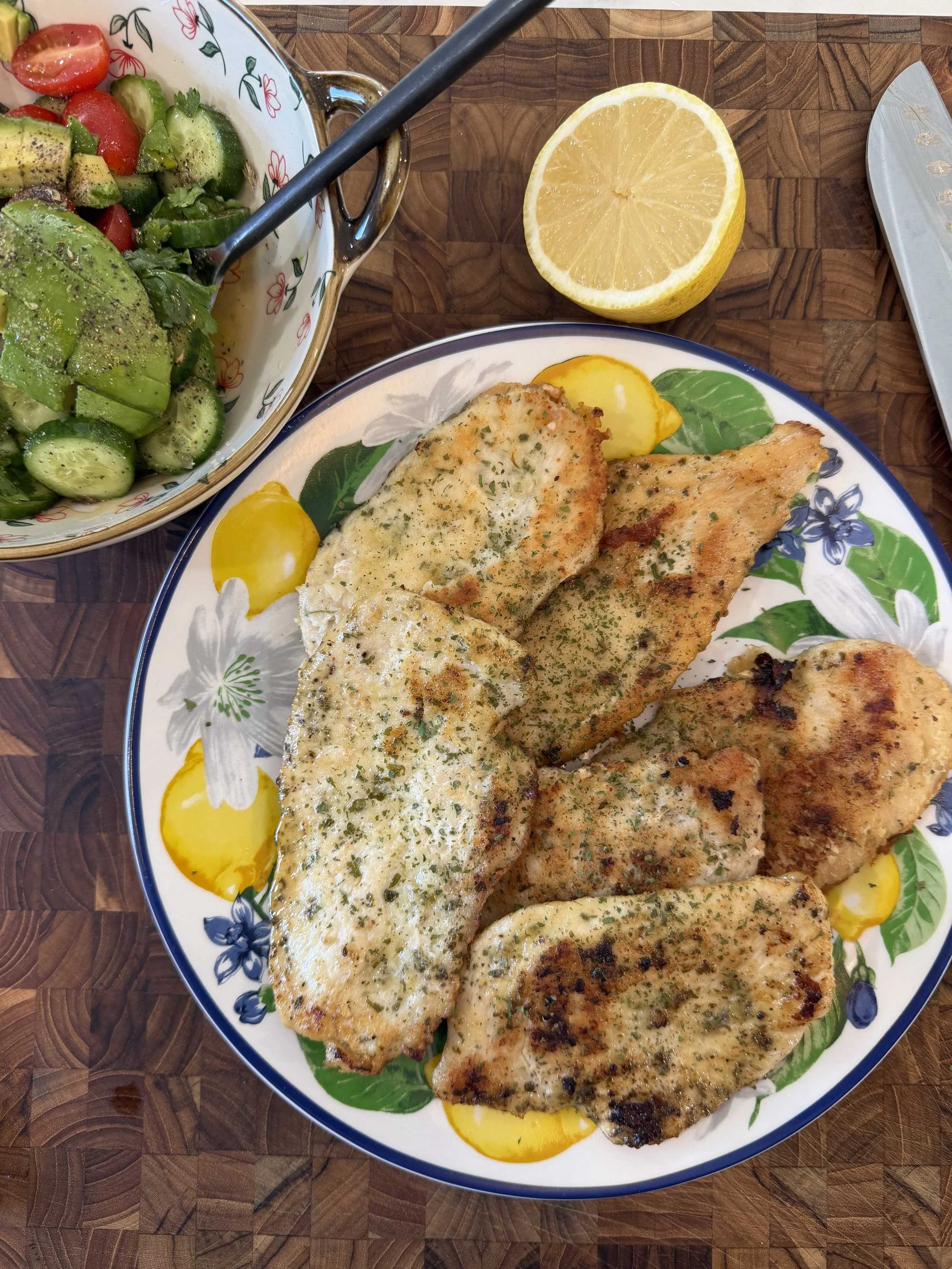 Lemon White Wine Chicken Cutlets
