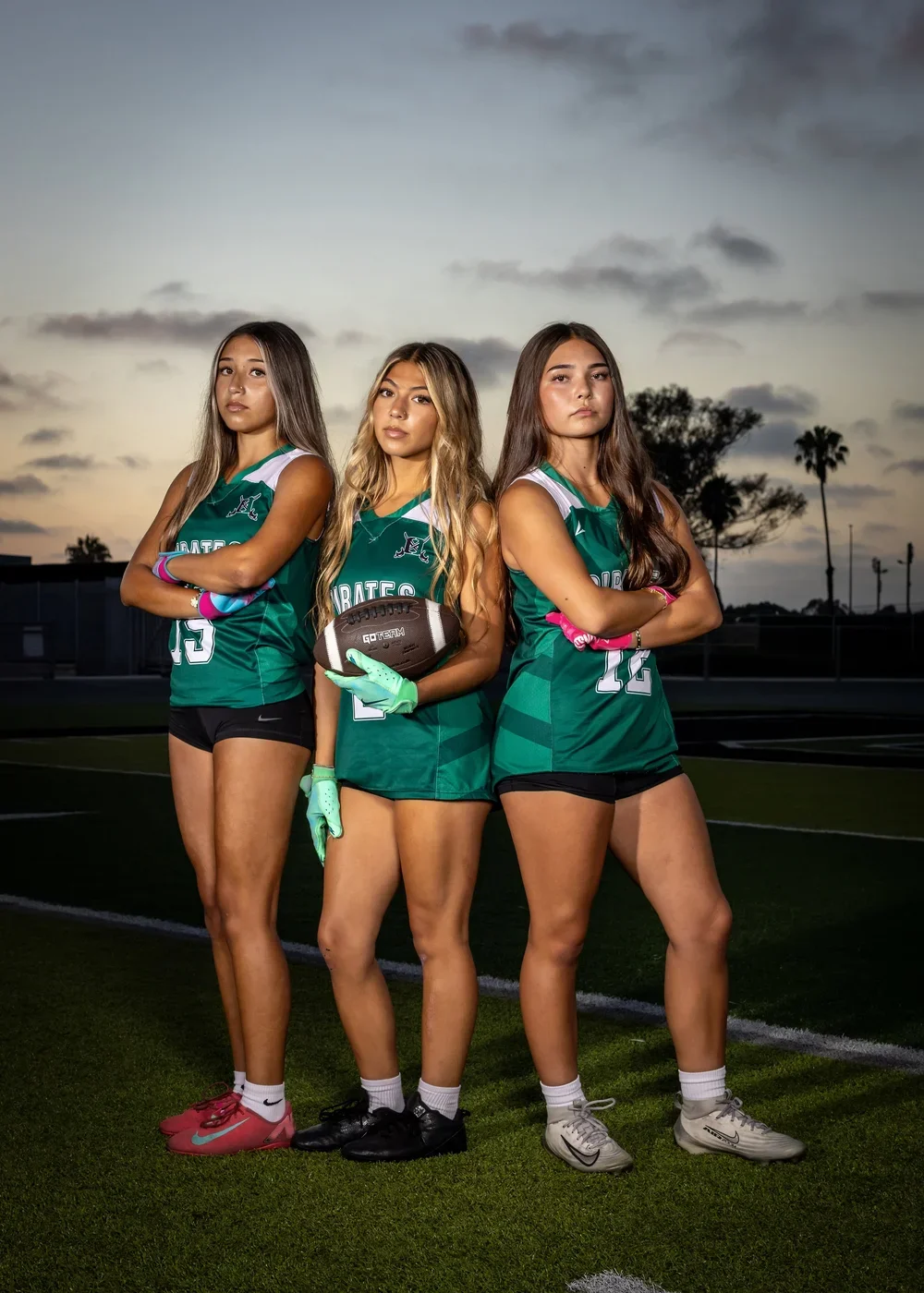 Oceanside High School girls Flag Football: Bringing Media Day Energy to the Pirates